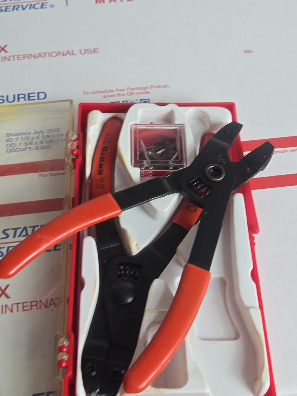 Proto Tools No.380 Retaining Ring Pliers Set Internal & External Made in USA