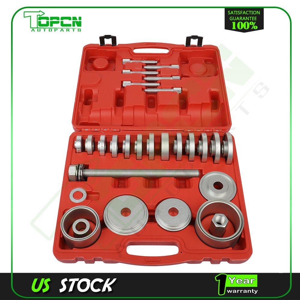 31Pcs Front Wheel Drive Hub Bearing Puller Remover Installer Tool Set