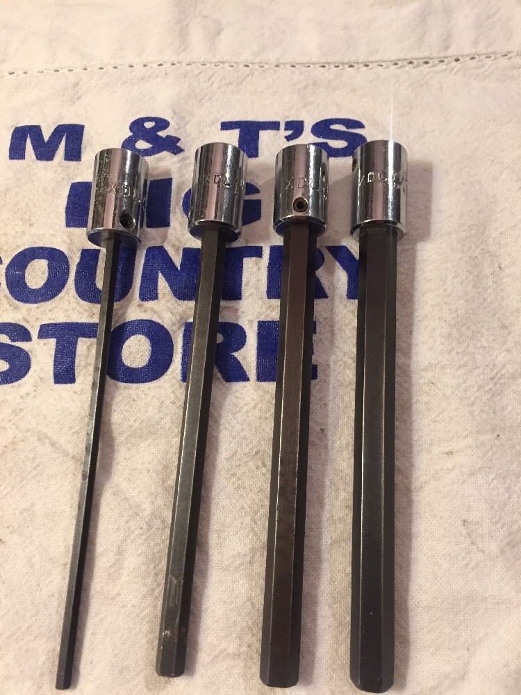 Mac Tools USA 3/8″ Drive 4pc Long Hex Metric Socket Drivers, 4mm, 7mm, 9mm, 10mm