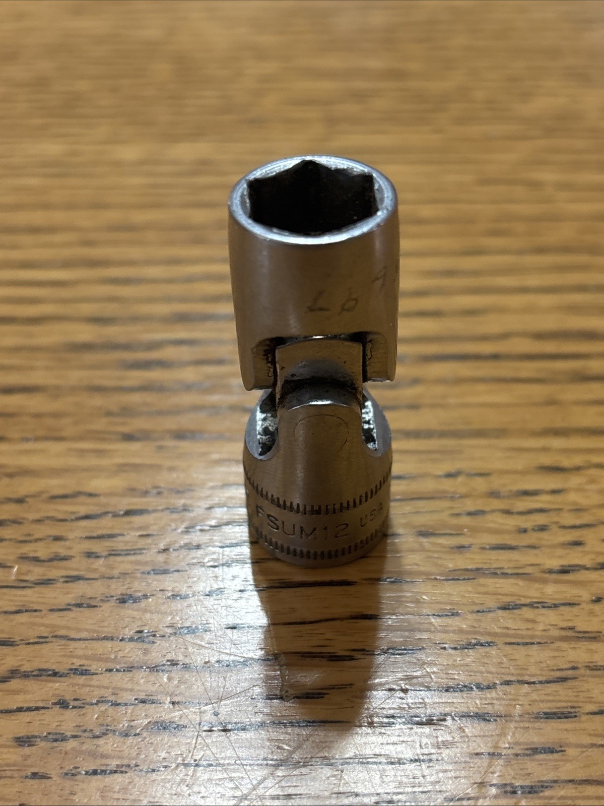 Snap-On Tools Size 12mm Flex Socket 3/8” Drive 6 Point FSUM12 Metric USA