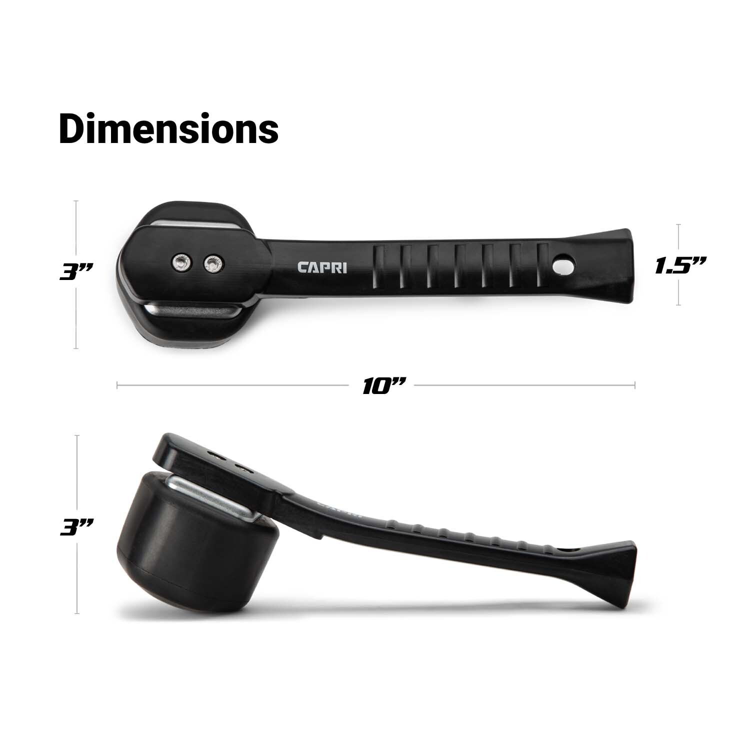 Capri Tools 10 in. Soft Rubber Mallet