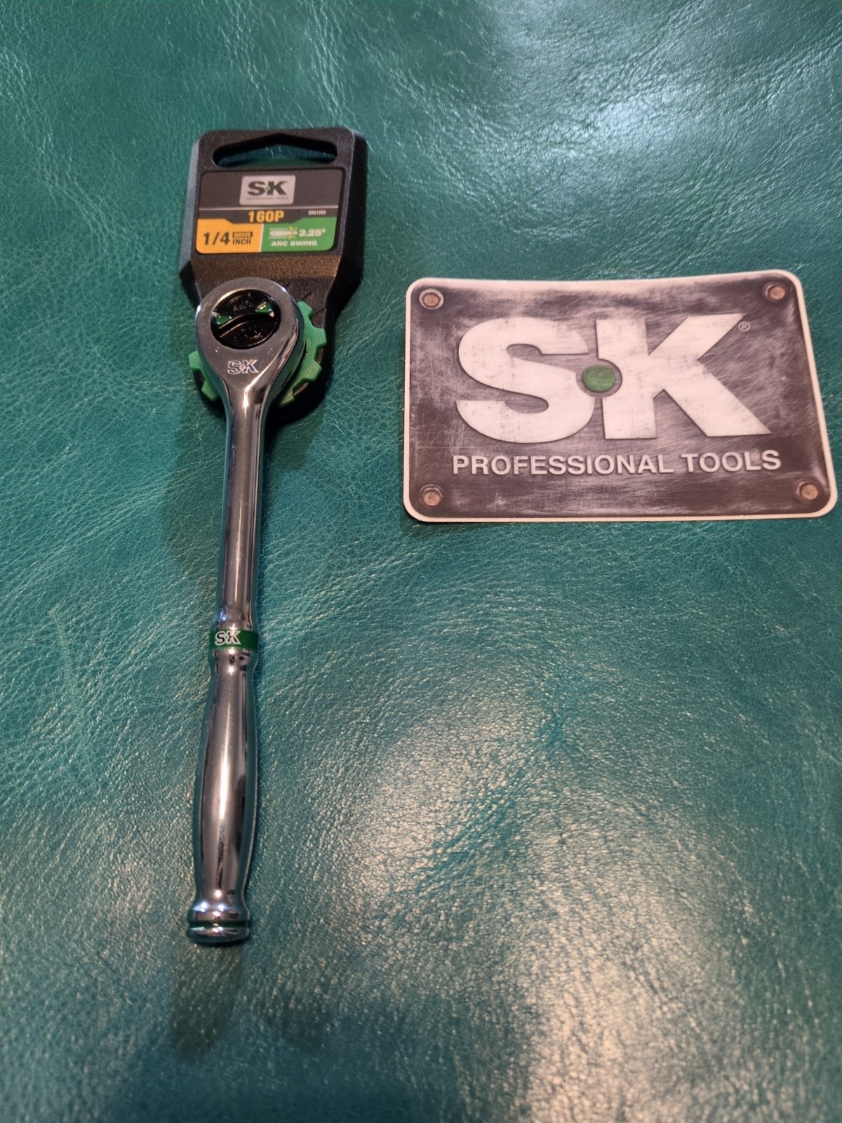 SK 1/4″ Dr Ratchet 160 Pos New LIFETIME WARRANTY Chrome Dual Pawls 2.25 Degree
