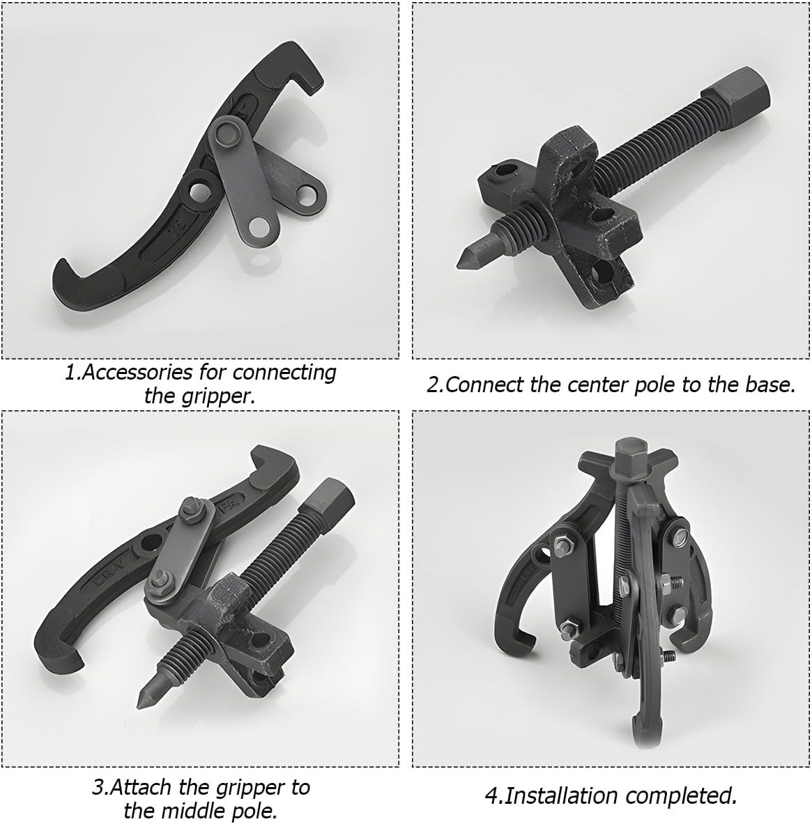 6-Inch Bearing Puller – Corrosion-Resistant Tool for Auto and Motorcycle
