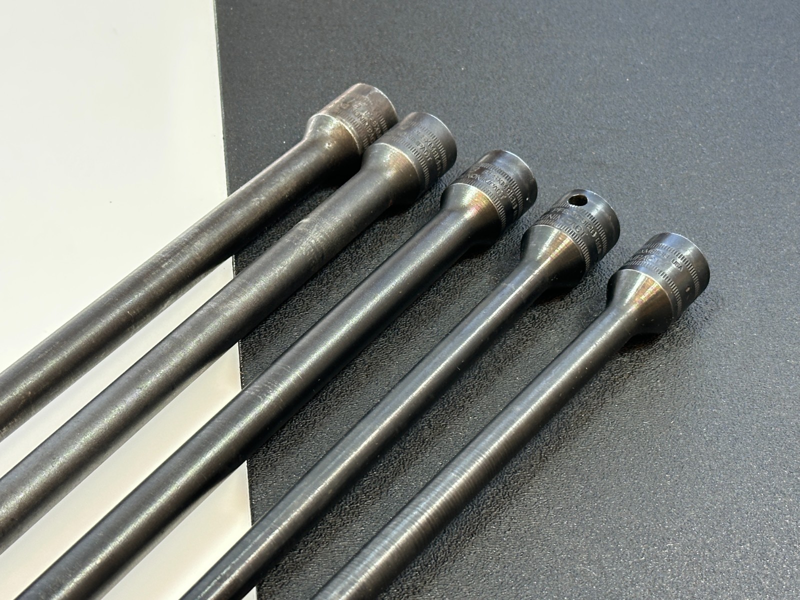Snap On Tools USA 5pc 3/8″ Drive Metric Swivel Ball Extension Socket Set