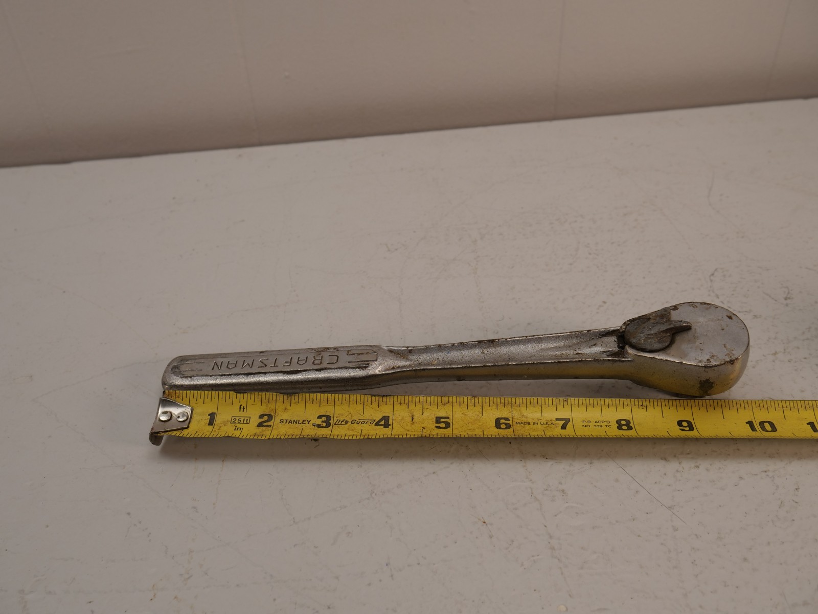 Vintage Craftsman 1/2″ Drive Ratchet 44970 Oil Port =V= Flying V Made in USA