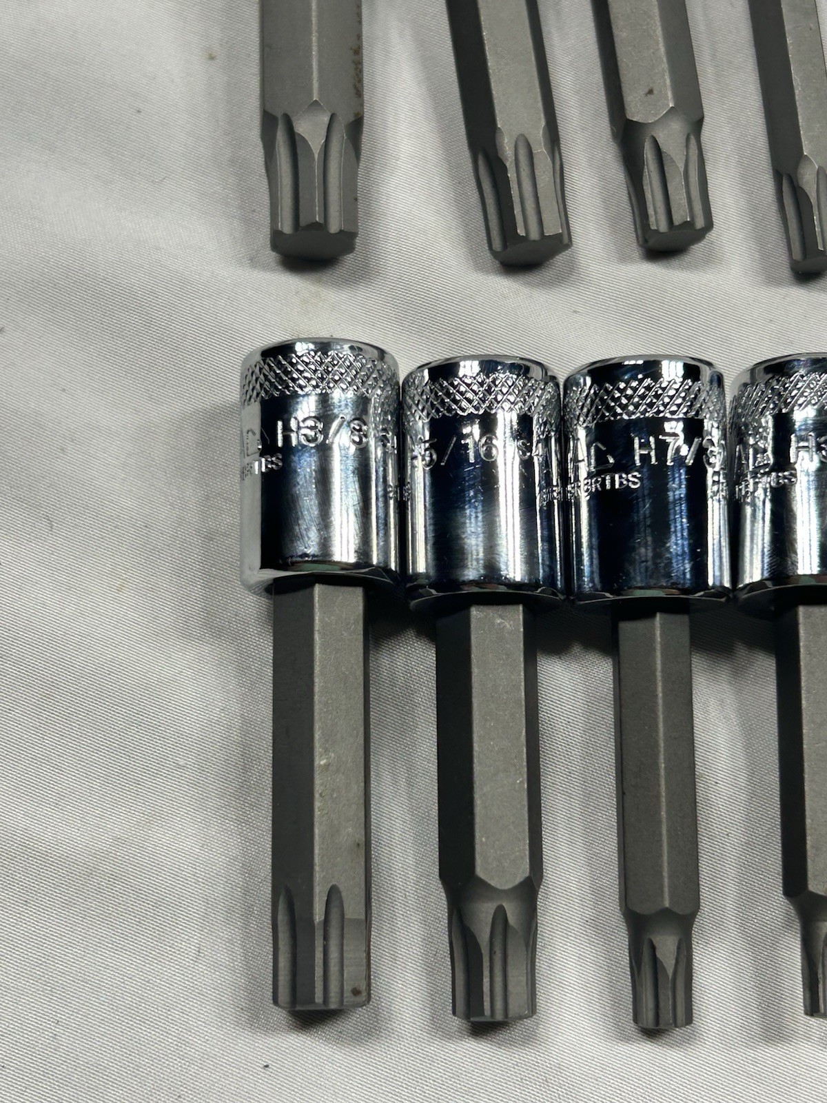 Mac Tool Sxh14rbrt 13pc Sae / Metric Hex Driver Set Rbrt Grip edge Nice!!!
