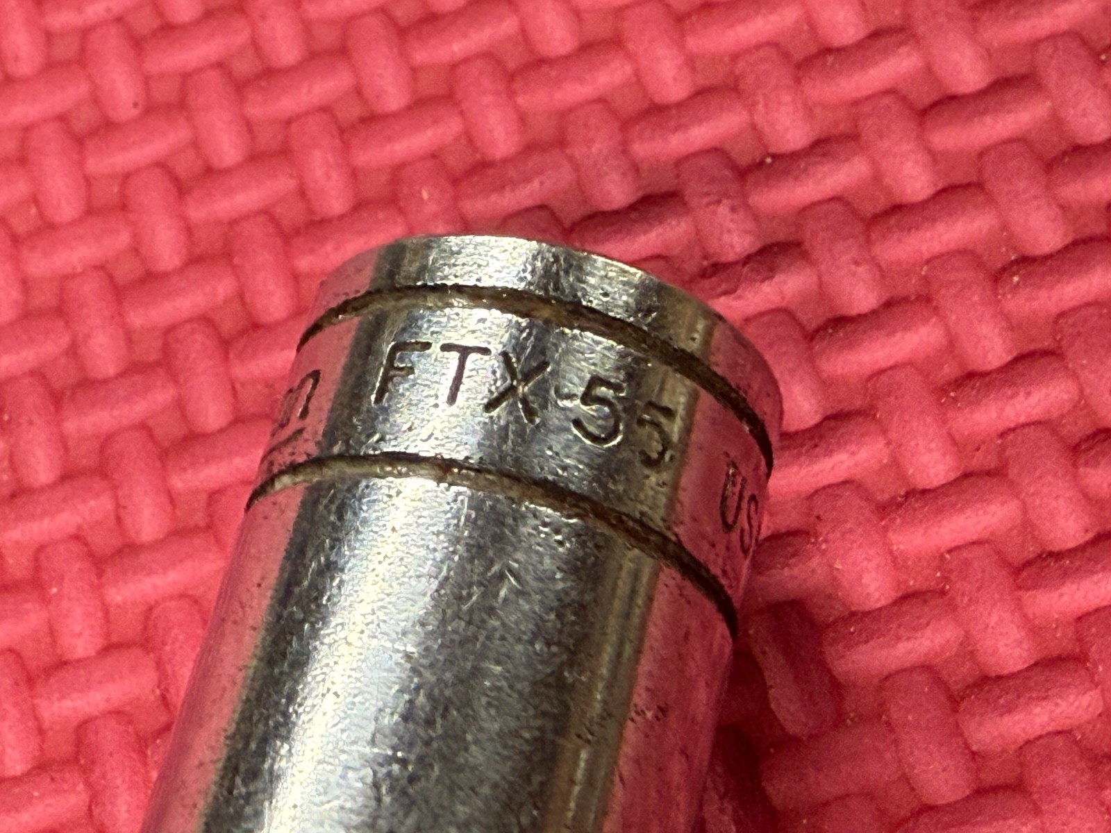 Snap-on Old LogoTools 3/8″ Drive T55 Torx Chrome Socket Driver FTX55 NEW TIP USA