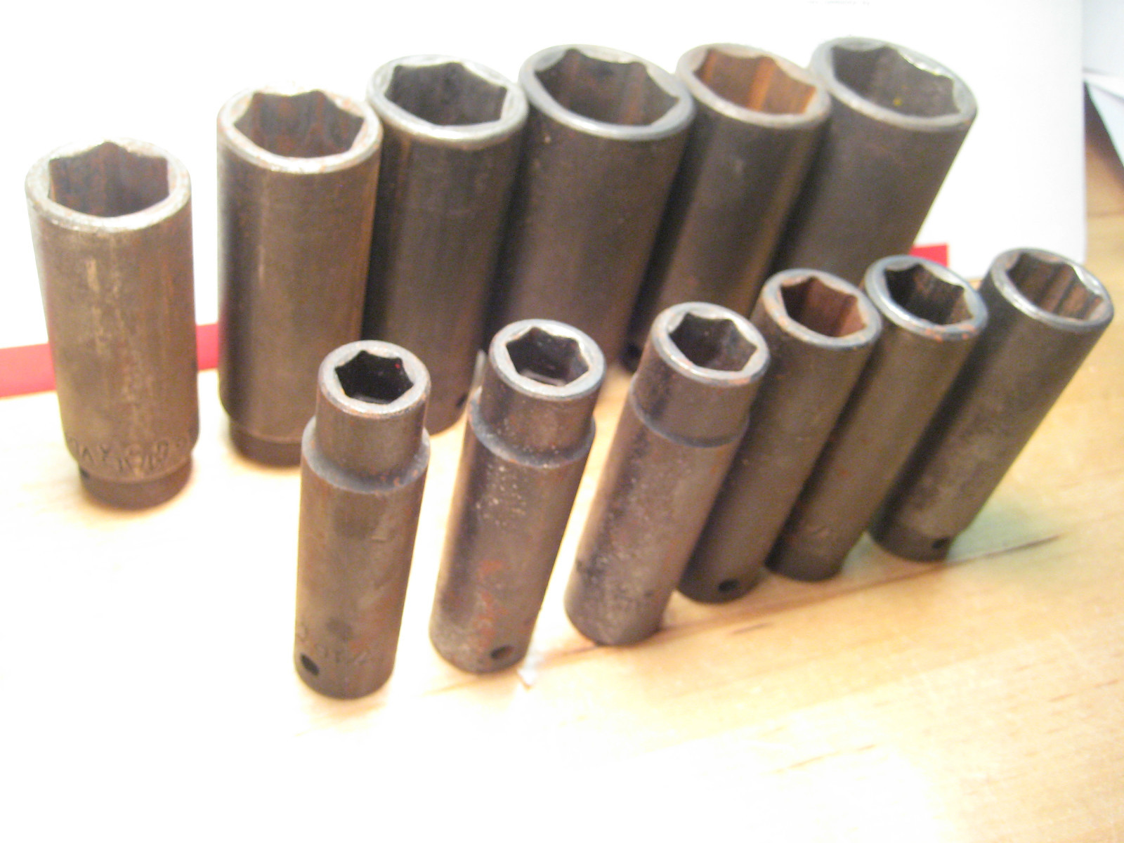 MAC & SNAP ON TOOLS 12PCS SEA DEEP IMPACT SOCKET SET 6-POINT 1/2DR