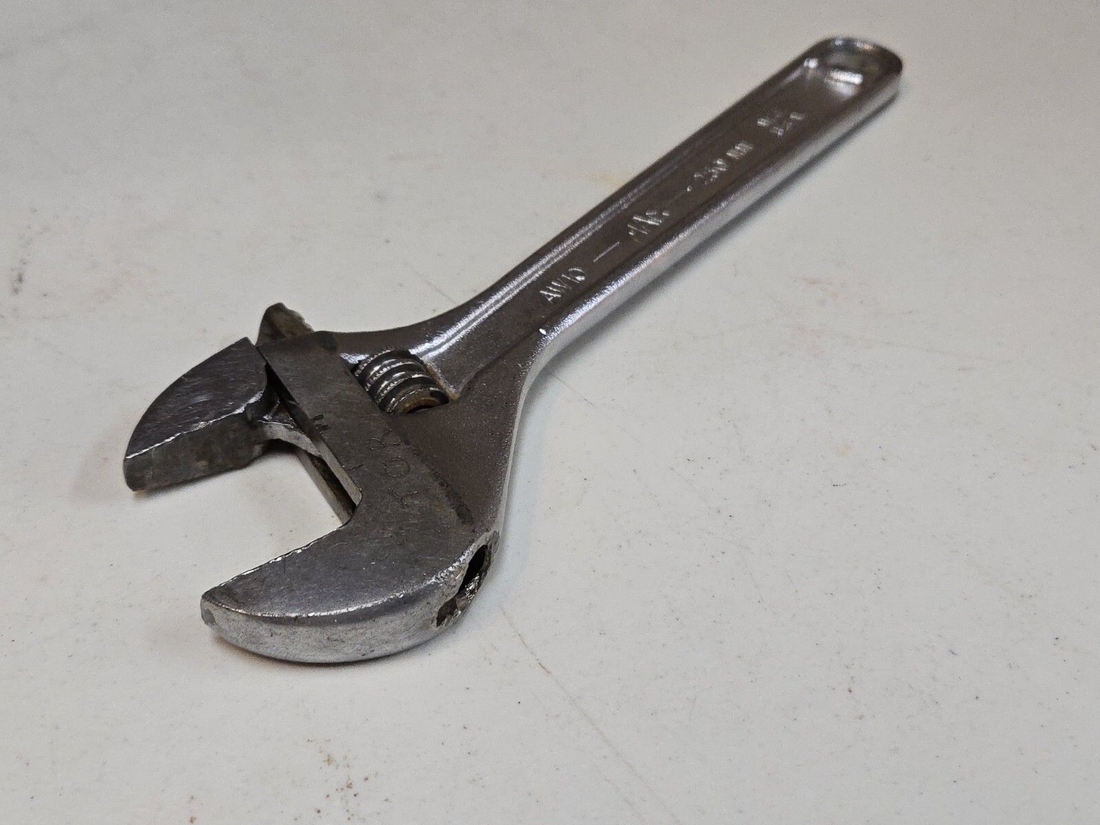Vintage Mac Tools AW10 10”/250mm Adjustable «Crescent» Wrench Made In USA
