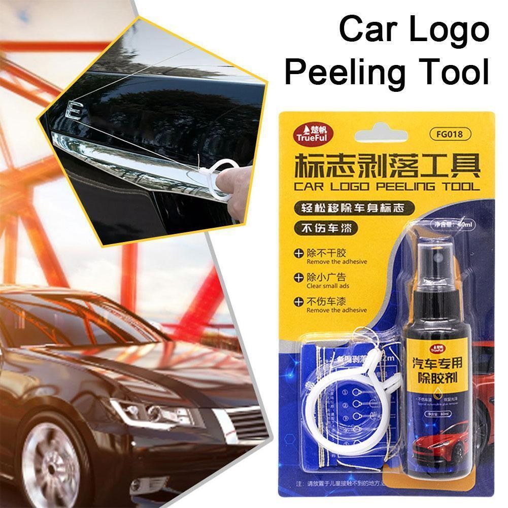 Car Badge Emblem Decal Removal Tool Kit – 60ml Adhesive Remover Uk