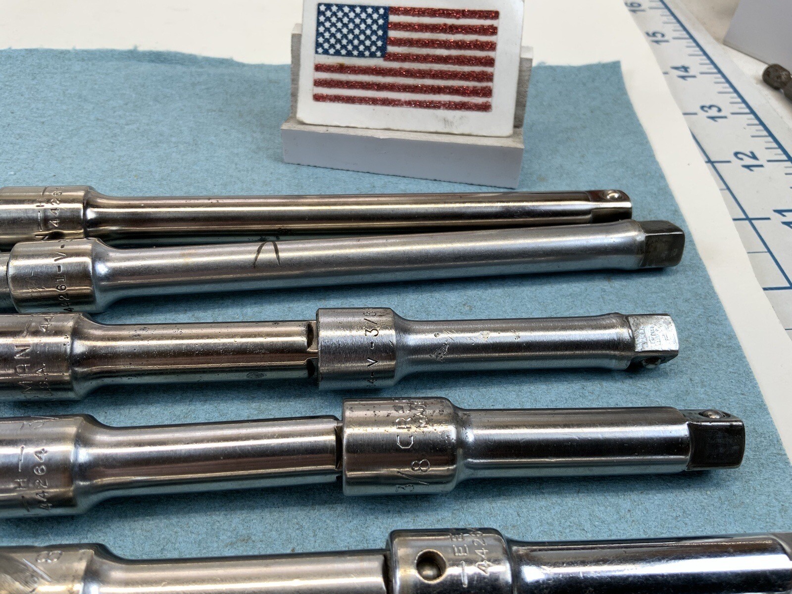 Craftsman 14pc 3/8 Drive Extensions, 3in. 44264 And 6in. 44261, USA Made