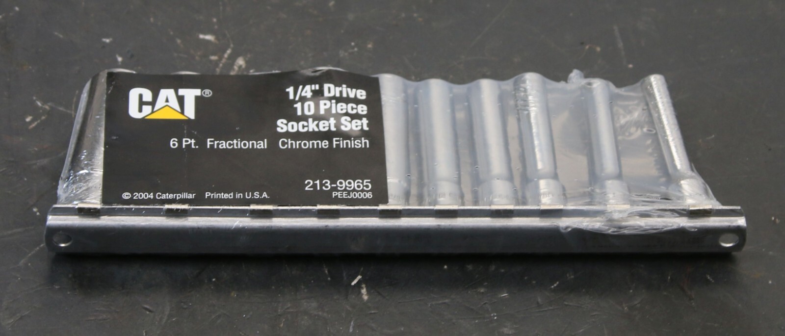 CAT Caterpillar 213-9965 10 pc Socket Set 1/4 Drive DEEP 3/16″ – 9/16″ 6-Point