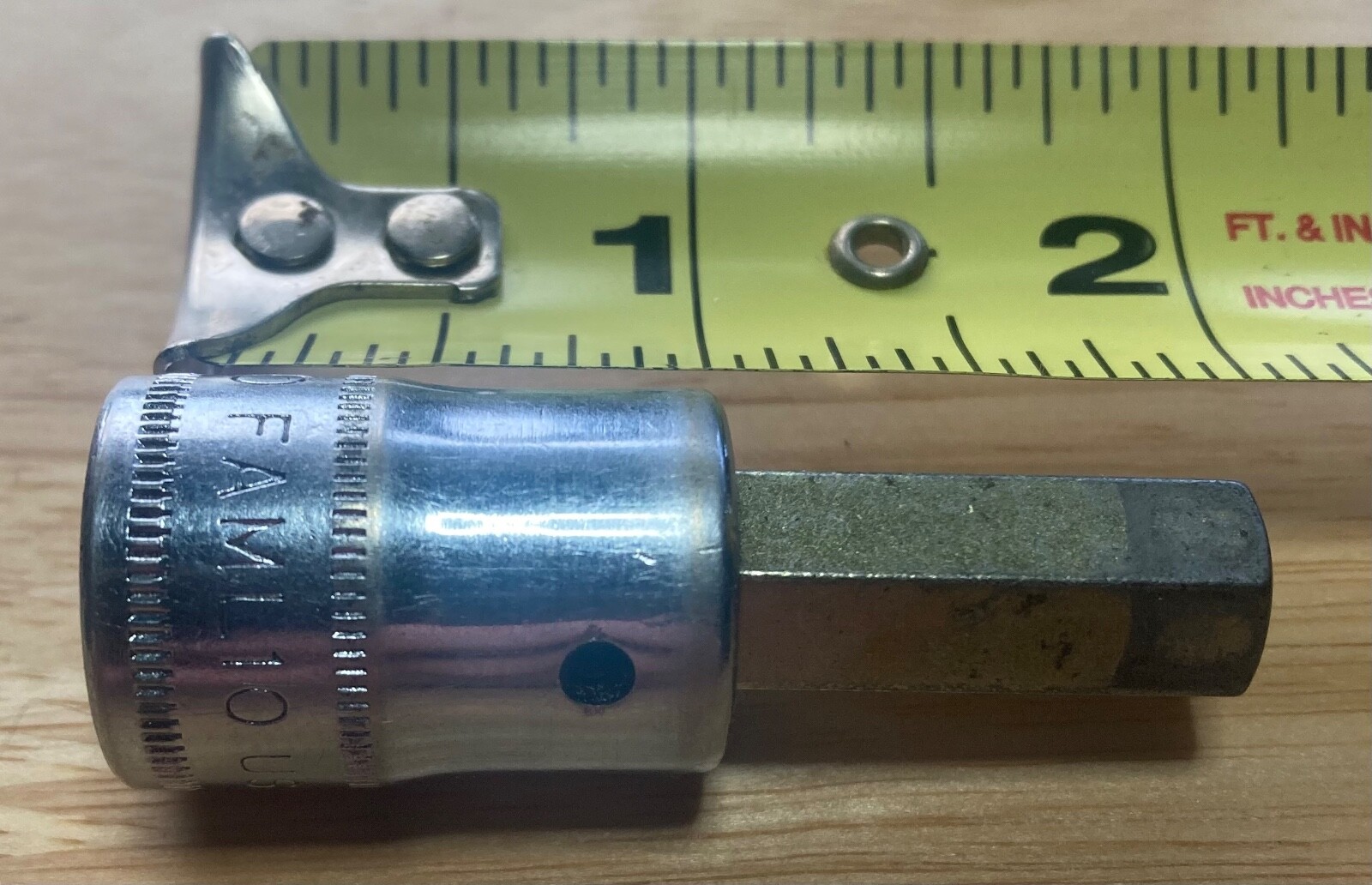 Snap on FAML10 3/8″ Drive Metric 10mm Hex Bit Socket Driver USA