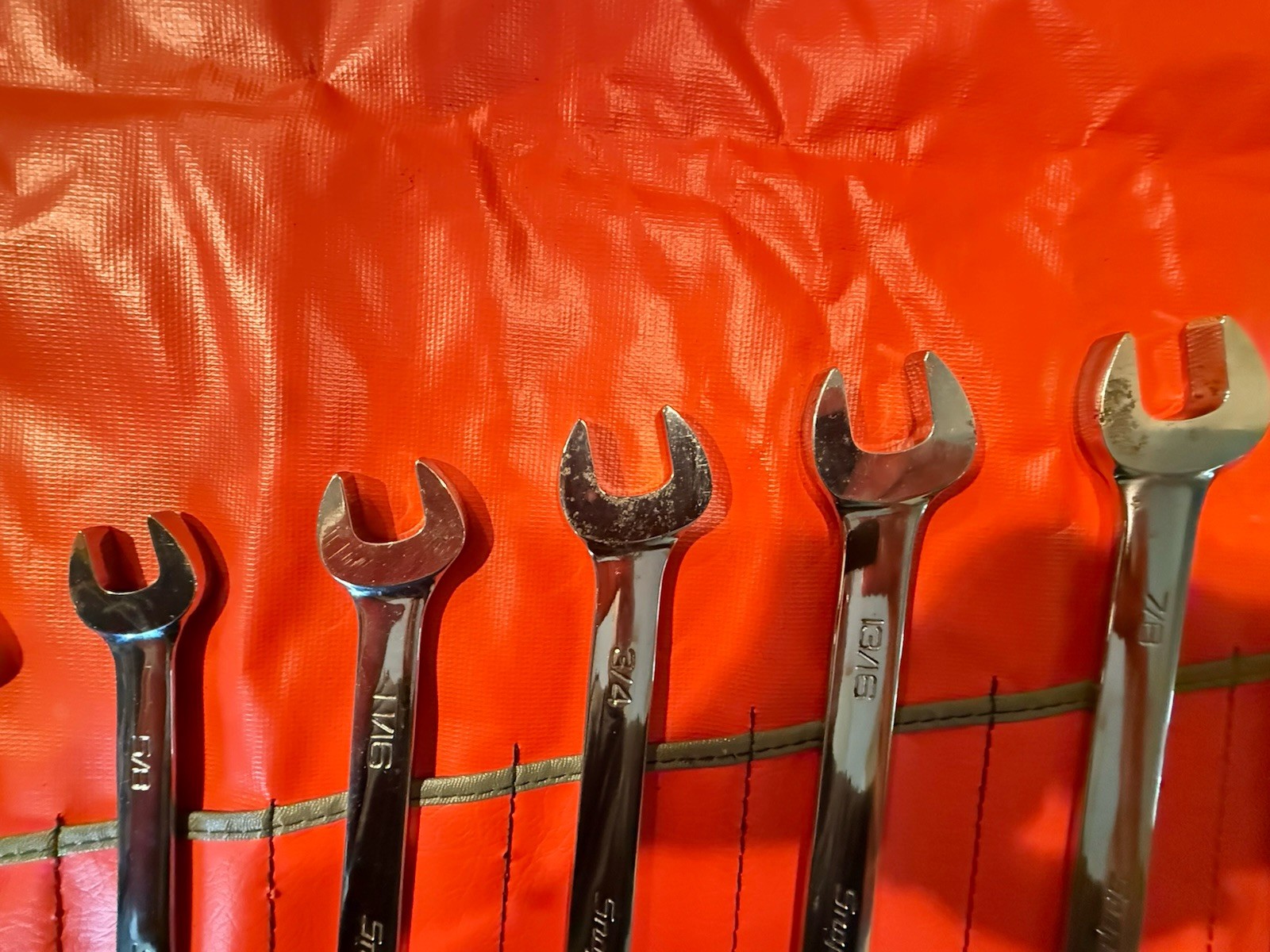 ULGY NOS Snap On 14 Pc OEX SAE Combo Wrench 12 Pt. Set C-141B Date Code 1997 USA
