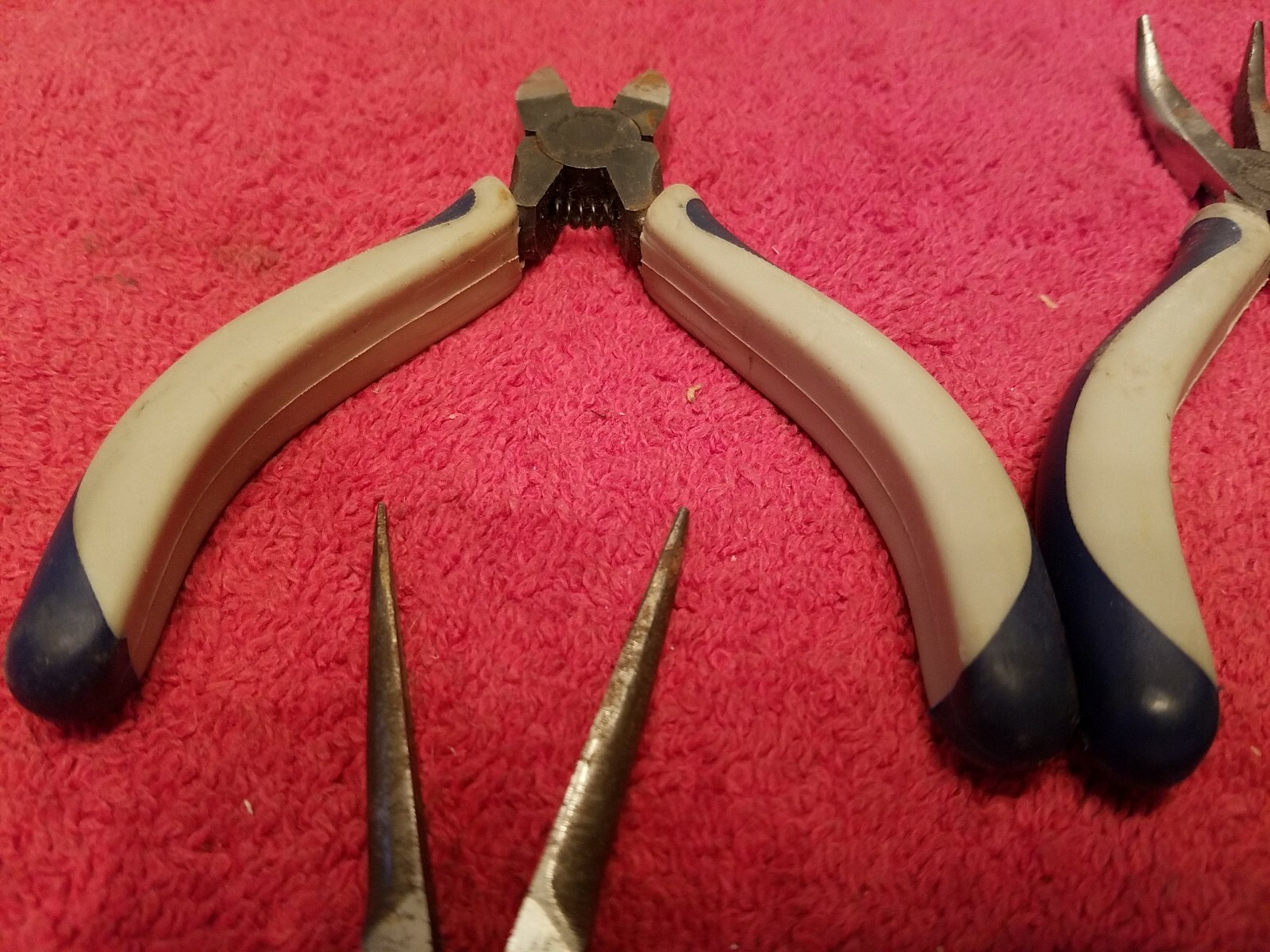BLUE POINT BY SNAP ON MINI PLIERS SET 4 PIECE BLUE GRAY