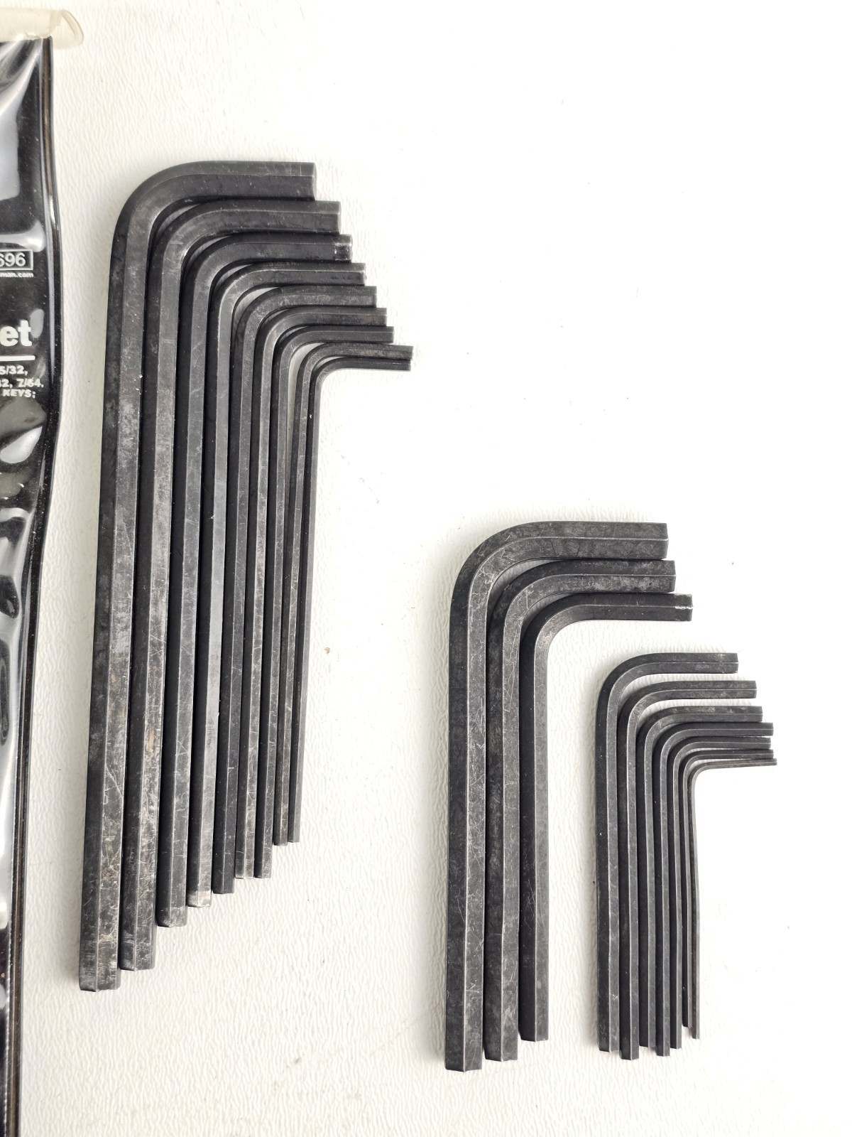 Vtg Craftsman 20 pc. Hex Key set Metric & Standard 9-46677 & 9-46696 Incomplete