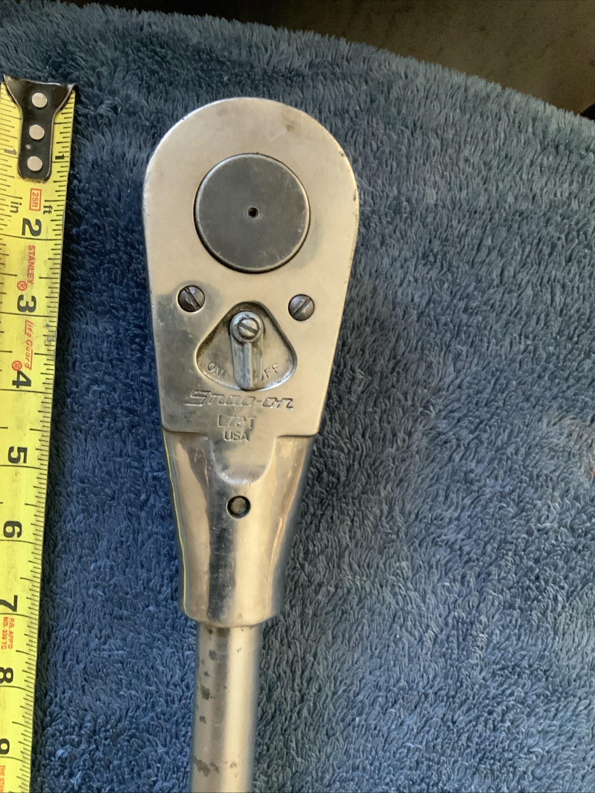 Snap On 3/4” Drive Ratchet, L72t Head And L72arl Bar…..works Fine….