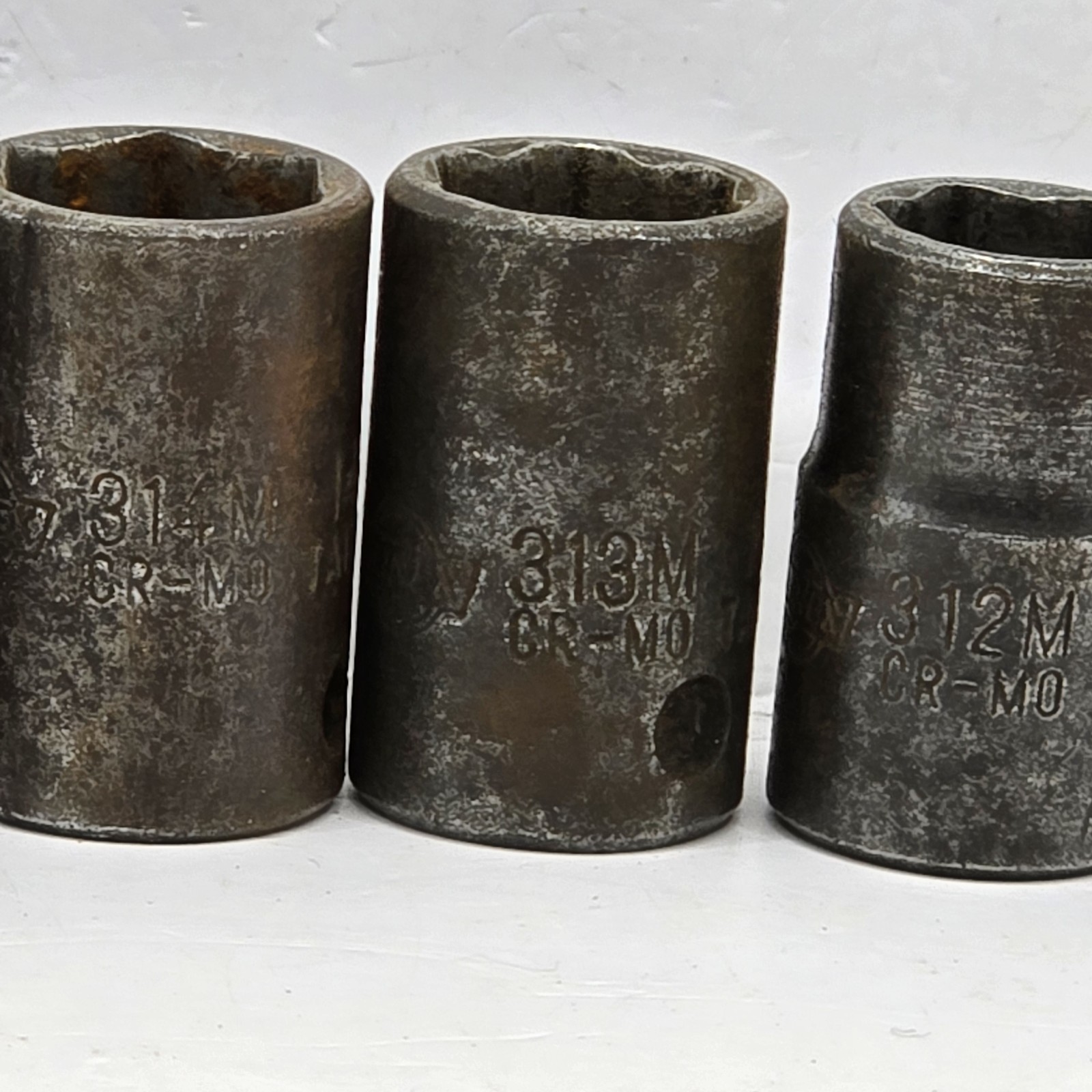 Sunex Impact Sockets Lot Of 8 – 18mm, 17mm, 16mm, 14mm, 13mm, 12mm, 10mm, 7mm