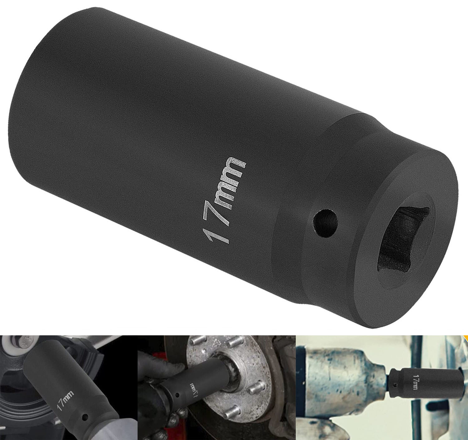 77060 17mm 6Point Harmonic Balancer Socket For Honda Engines Use with 1/2″ Drive