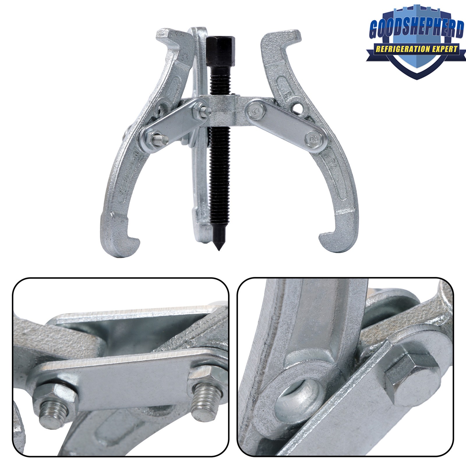 Heavy Duty Gear Puller Set 3 Jaw Bearing Pulley Removal Tool Kit 3″ 4″ 6″ 3PCS