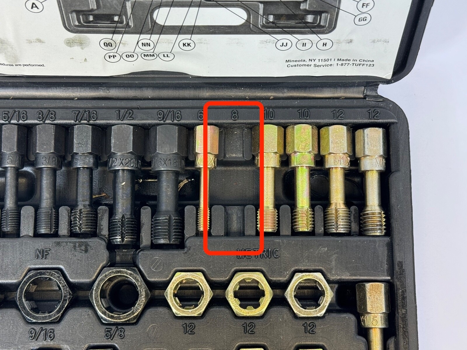EverTough 67080 Thread Restoring File, Tap, and Die Kit / For Restoring Threads