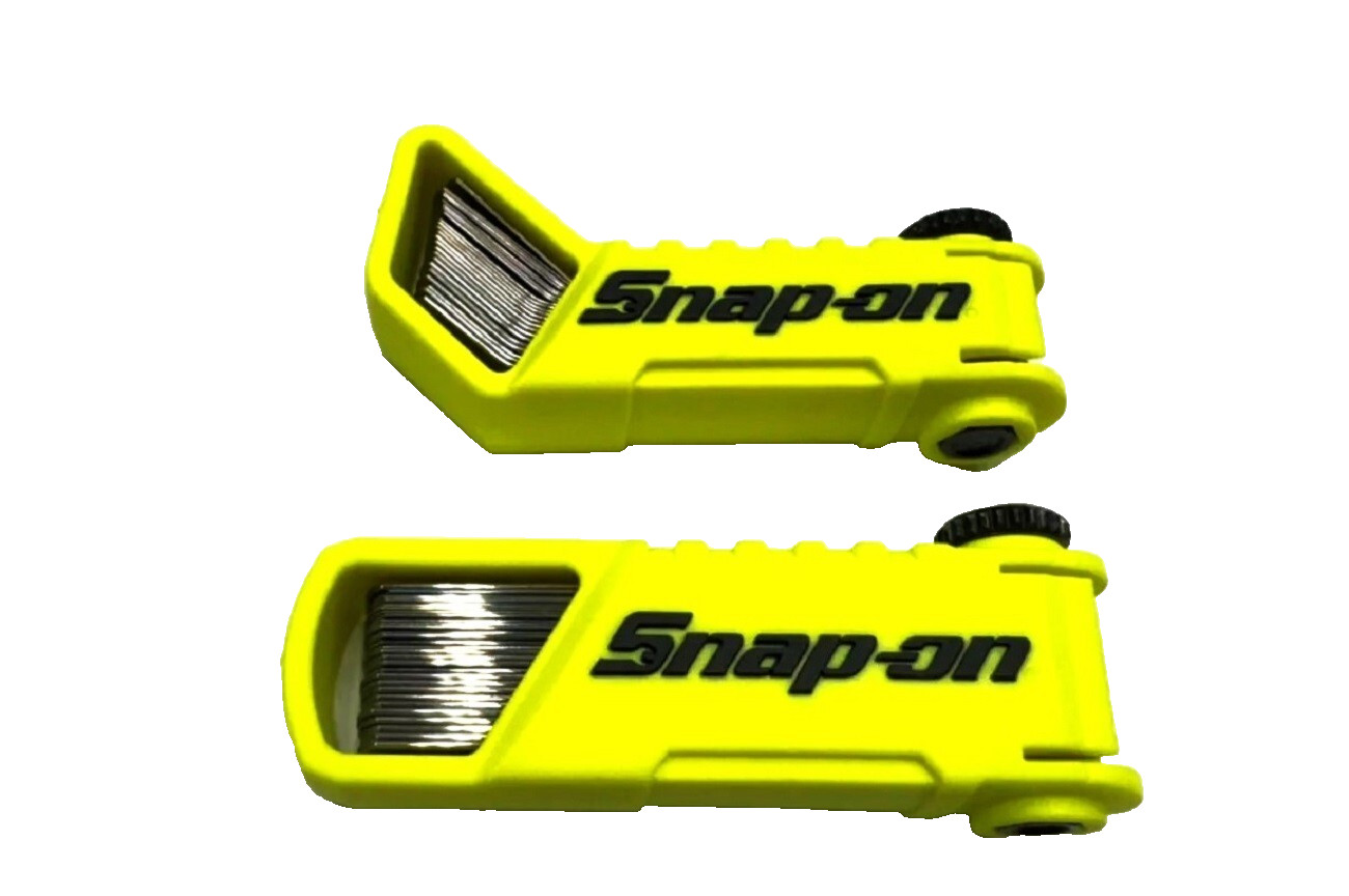 *NEW* 4 Piece Snap-on Feeler Gauge Blade Sets *HI-VIZ* Offset 45° & Straight