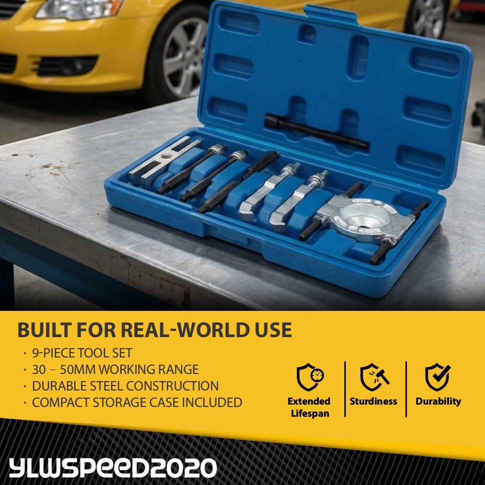 Bearing Puller Separator Set 9pcs 15-58mm Pull Out Jaw Gear Pulley Removal