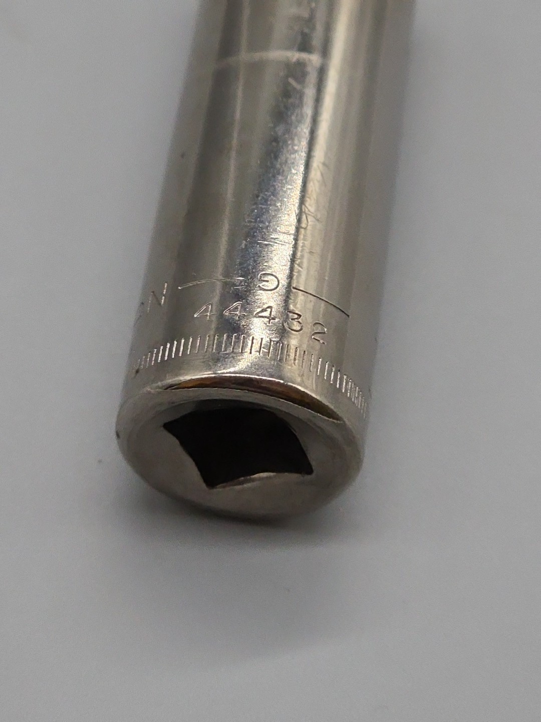 Craftsman 15mm 6 Point Deep Socket 3/8” Drive Inverted G-44432 USA