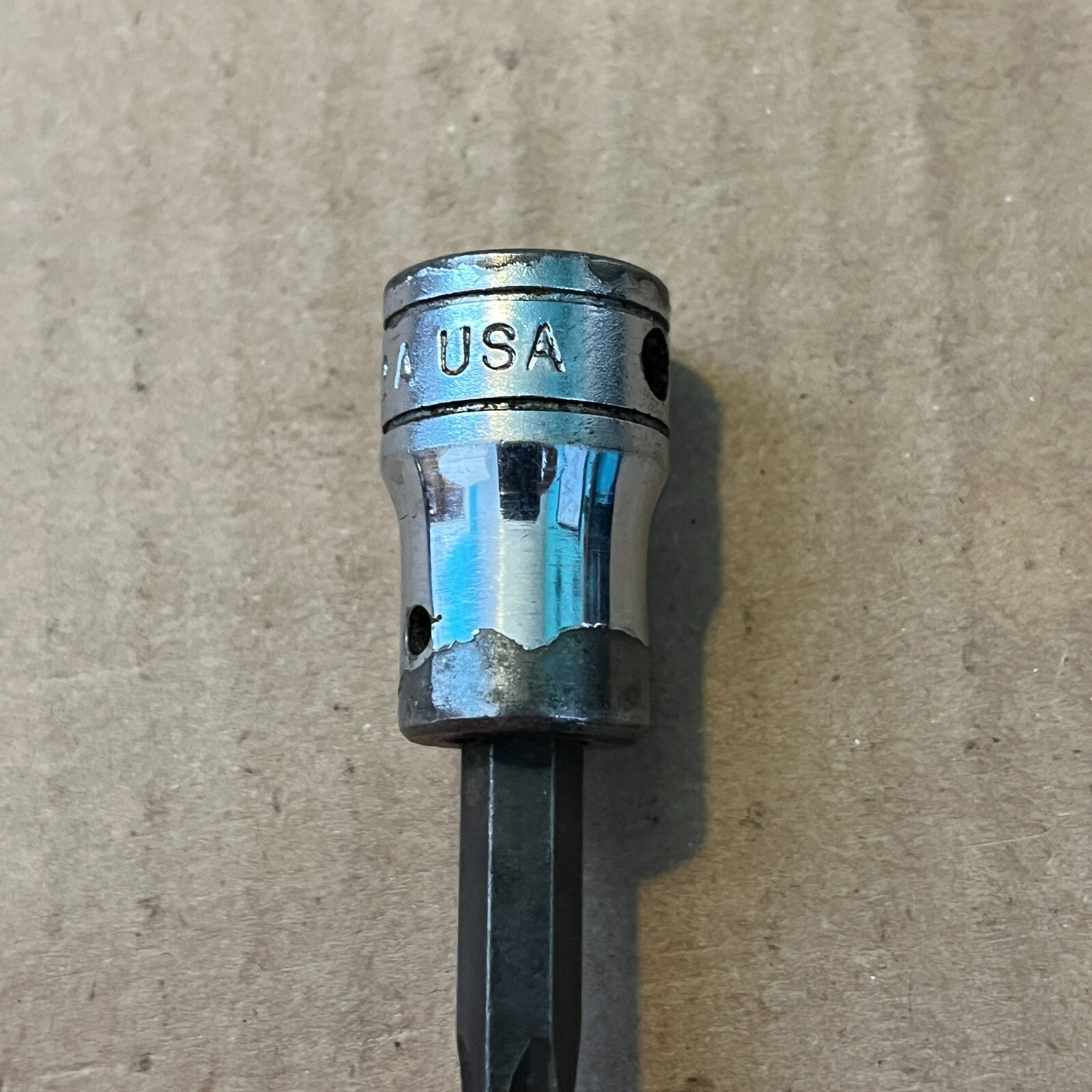 Snap-On Tools FP32A 3/8″ Drive #3 Phillips Chrome Socket Driver USA