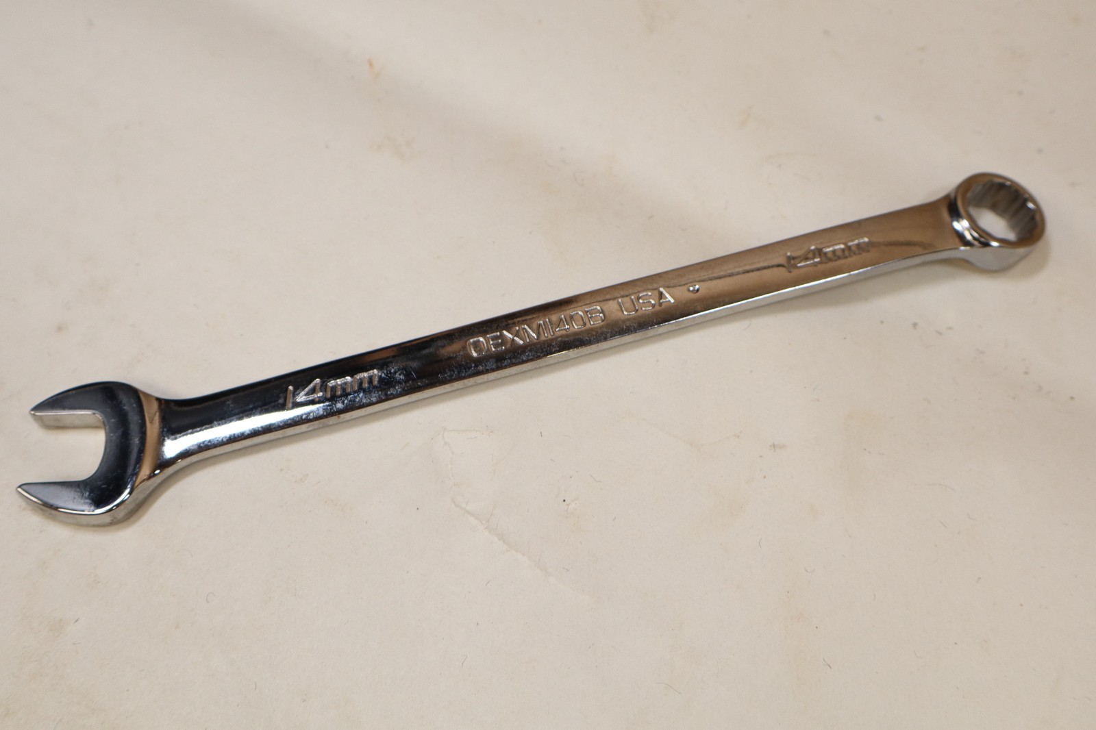 Snap-On 14 mm 12-Point Metric Flank Drive Combination Wrench USA OEXM140B