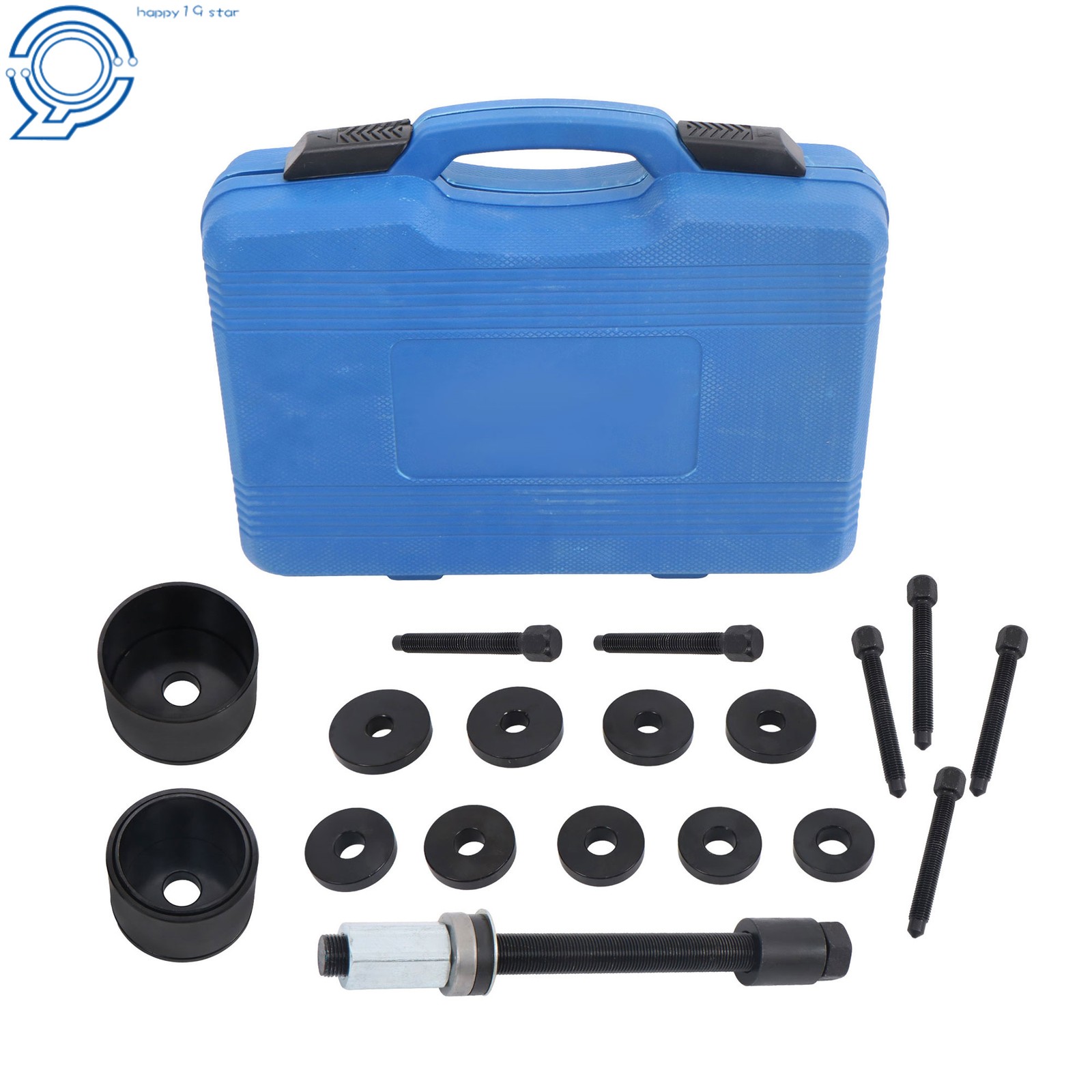 19PCS Master Set Front Wheel Hub Drive Bearing Removal Puller Service Tool Kit