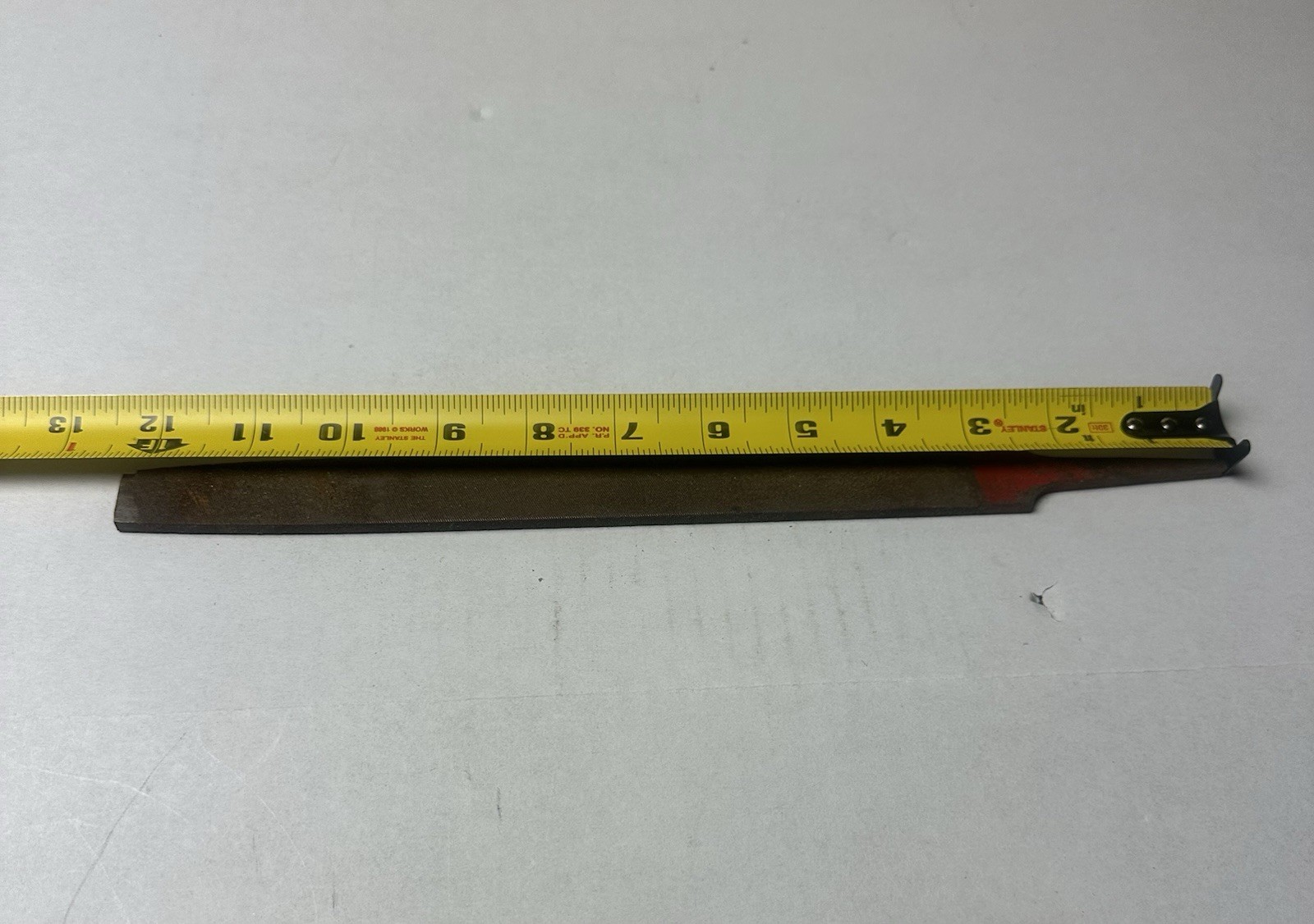 Vintage Simonds 12” Flat Mill Bastard File Tool Woodworking Made In USA