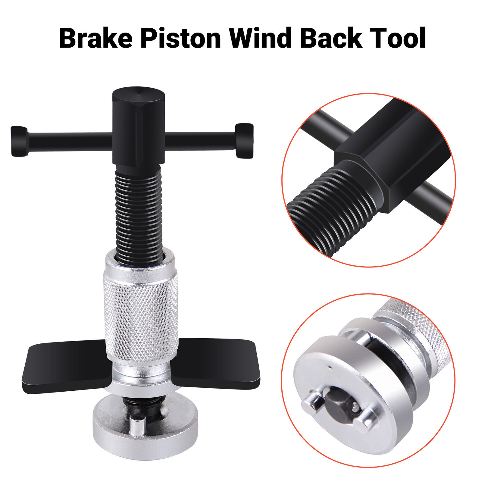 Car Disc Brake Piston Spreader Separator Caliper Pad Rewind Separation Tool Kit