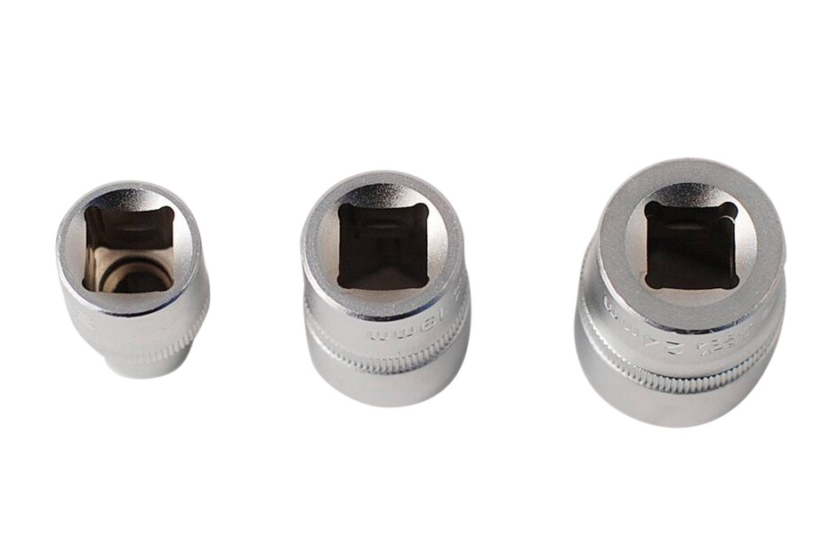 Selta Taiwan 12pc 1/2″ Dr 6pt/12pt Socket:10-11-12-13-14-15-16-17-18-19-22-24mm