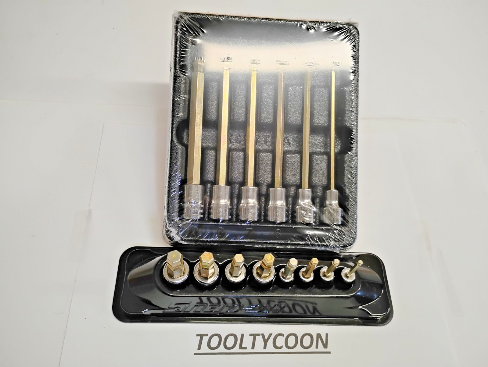 Snap-On Tools USA NEW 2pc Custom Wobble Hex Socket Set 208EFTABMY 206EFABLM