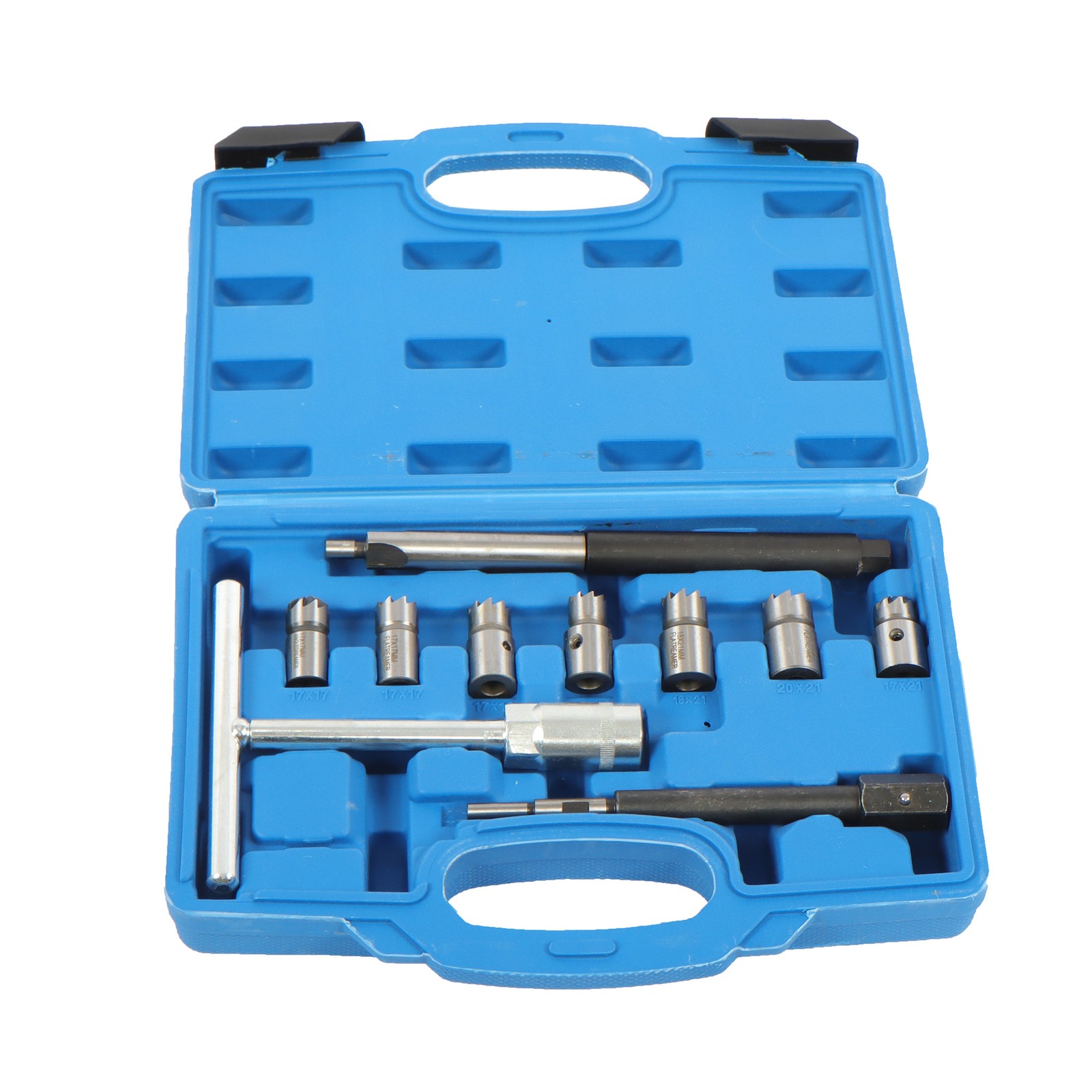 LABLT Diesel Injector Seat Cleaner Tool Diesel Injector Seat Cutter Set Auto Set