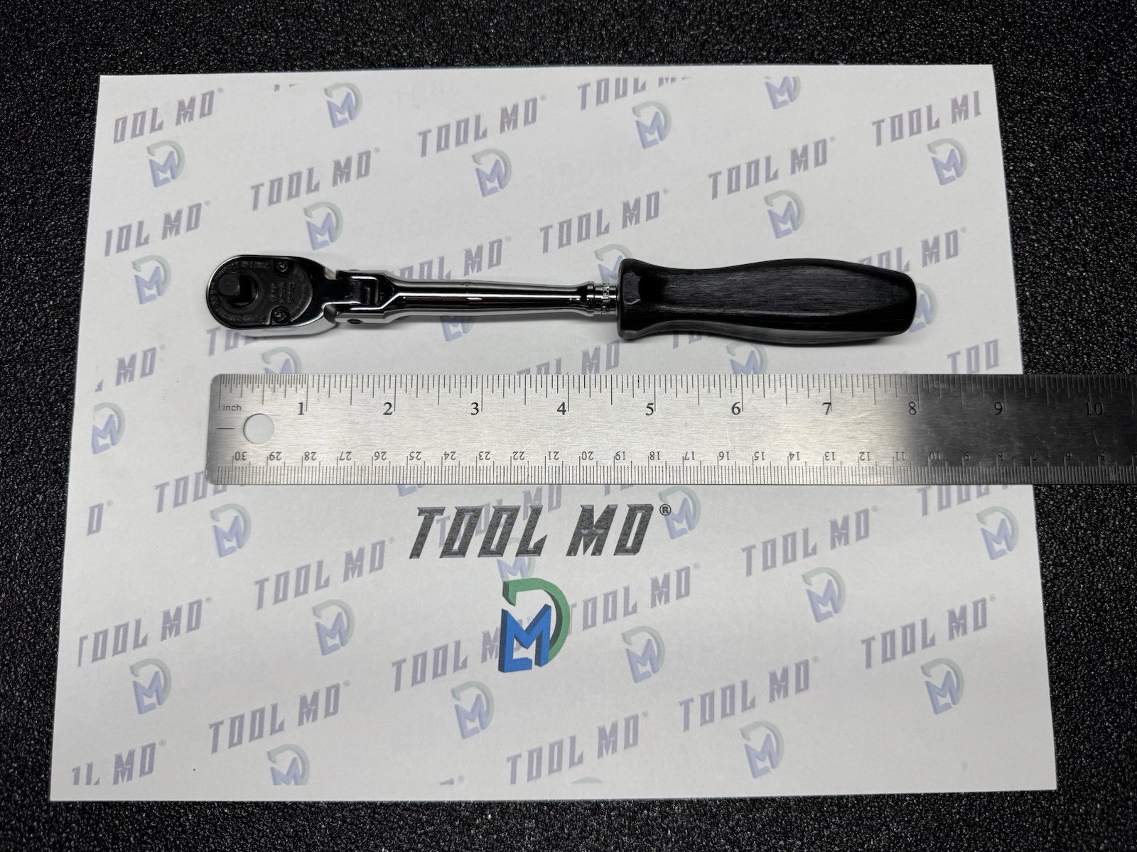Snap-on Tools USA NEW BLACK 1/4″ Drive Hard Grip Flex Head Ratchet THLFD72