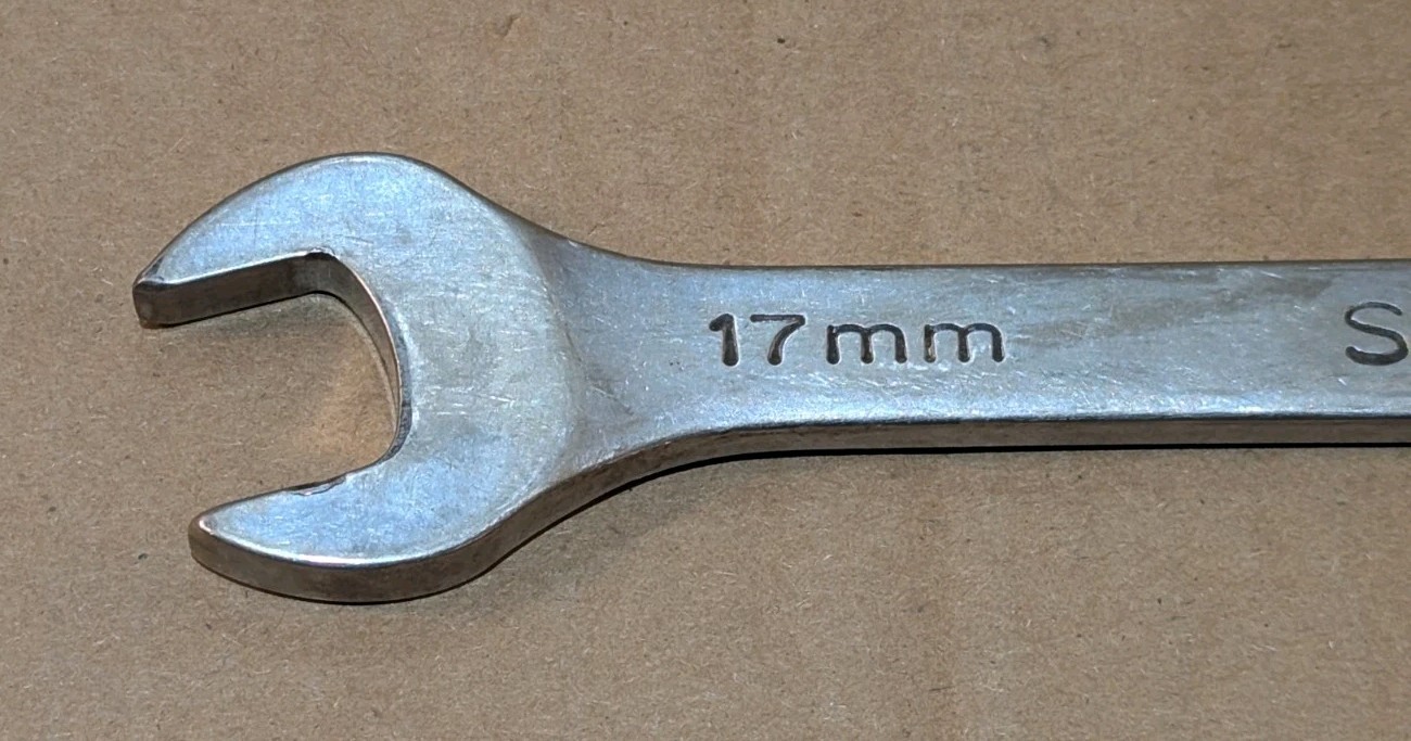 SK Professional Tools 88317 17mm Metric Combination Wrench 12-Point SuperKrome