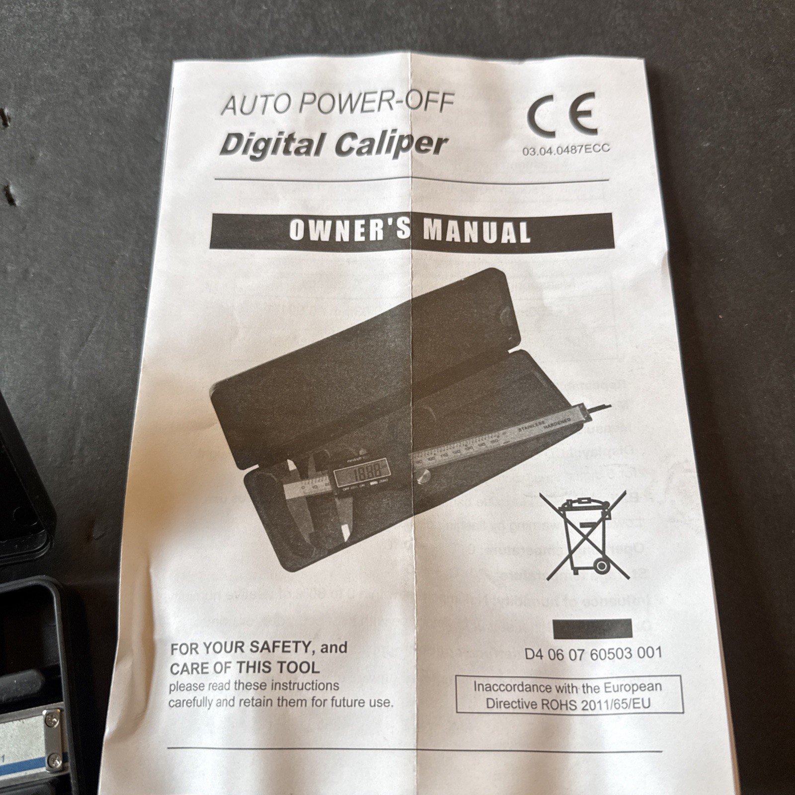 Cornwell Tools 6″ Digital Electronic Inside Outside Caliper CE-C3C301