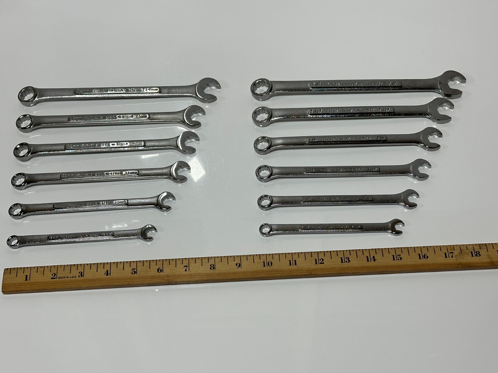 Craftsman USA NEW NOS 12pc SAE & Metric Quick Speed Wrench Set, VA 42357 & 42356