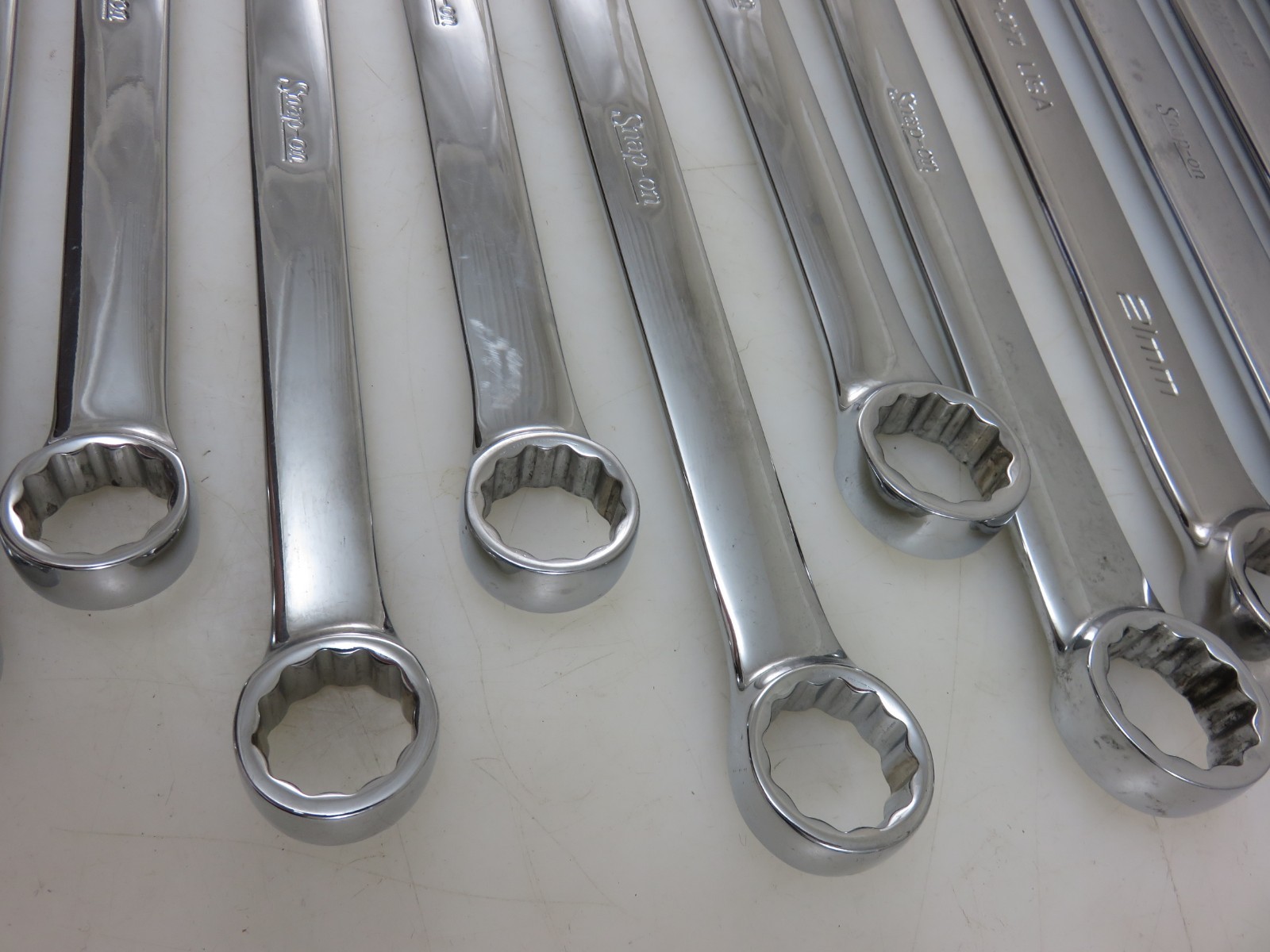 Snap-On METRIC OEXM Series Combination Wrench 18pc Set 8mm-24mm + 26mm