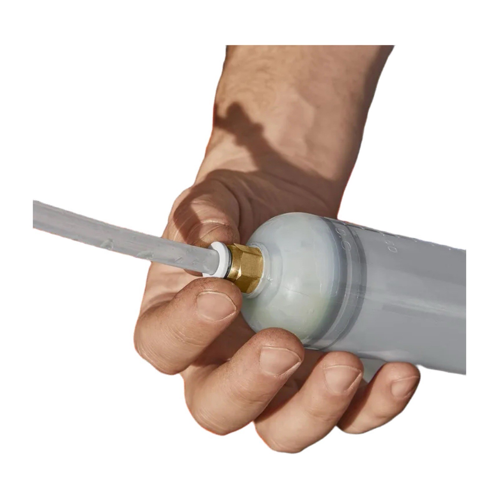 Manual Suction Gun Fluid Transfer Tool Oil Pump Extractor 7 oz w/ Hoses