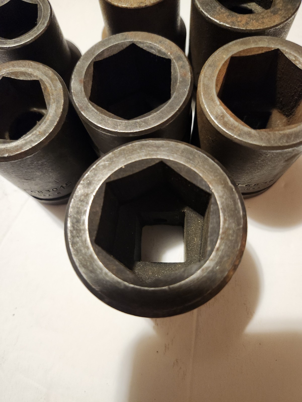 7 Wright Tool 3/4 Impact Socket Lot 13/16 7/8 15/16 1 1/8,1 1/16,1 1/4