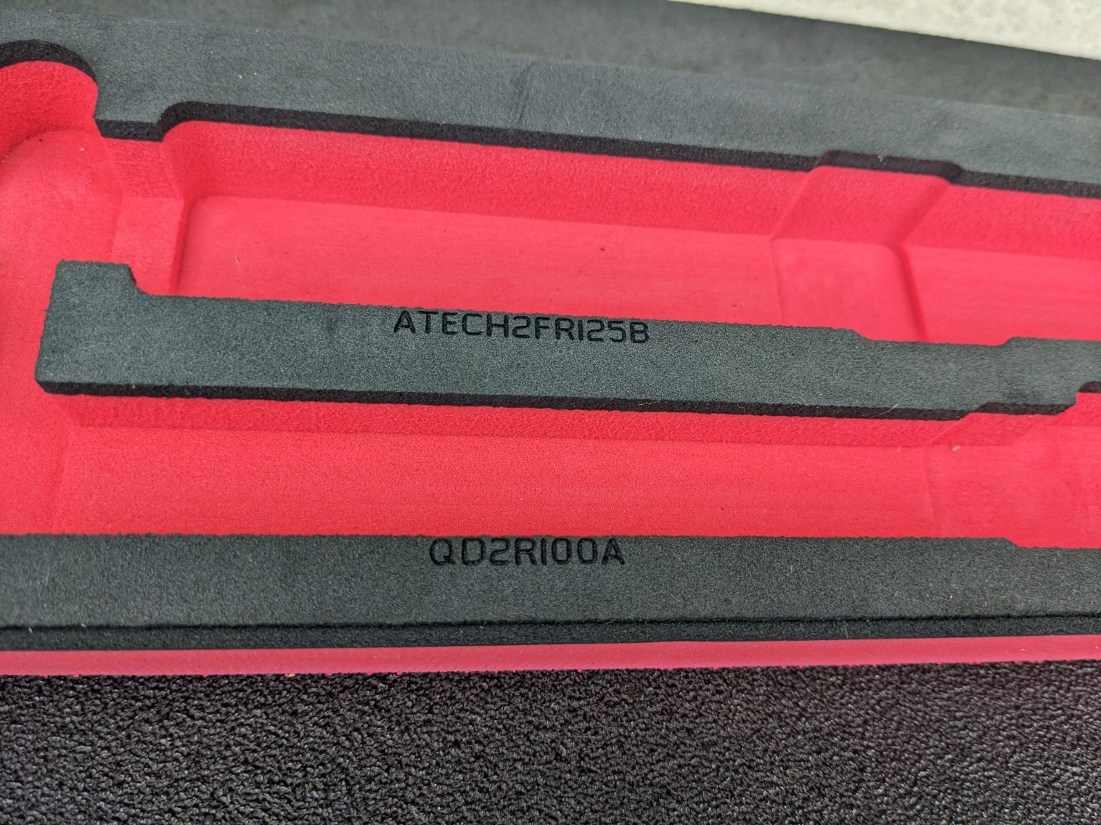 #bp305 Snap-on Tools NEW RED FOAM for 2pc 3/8″ Drive Torque Wrench Set FMTQ01AB