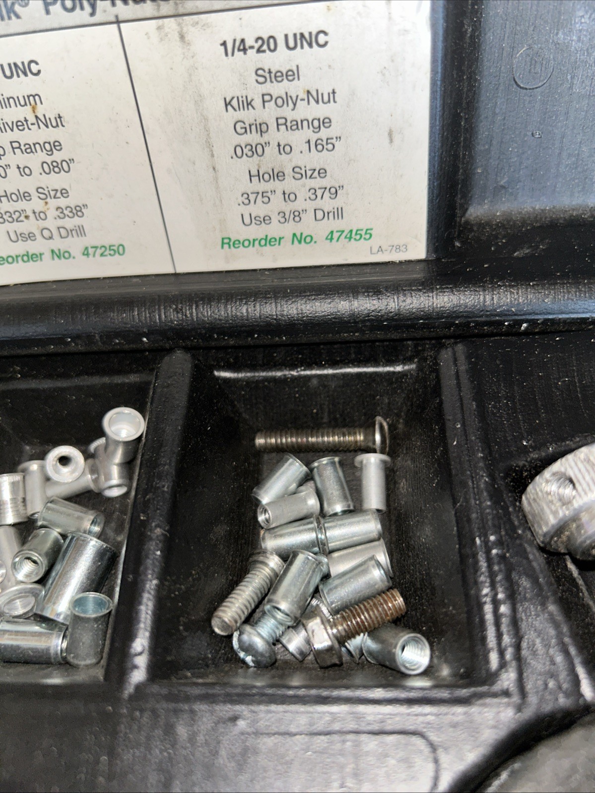 Marson Thread Setter Klik Poly-Nut Kit Steel & Aluminum #34501