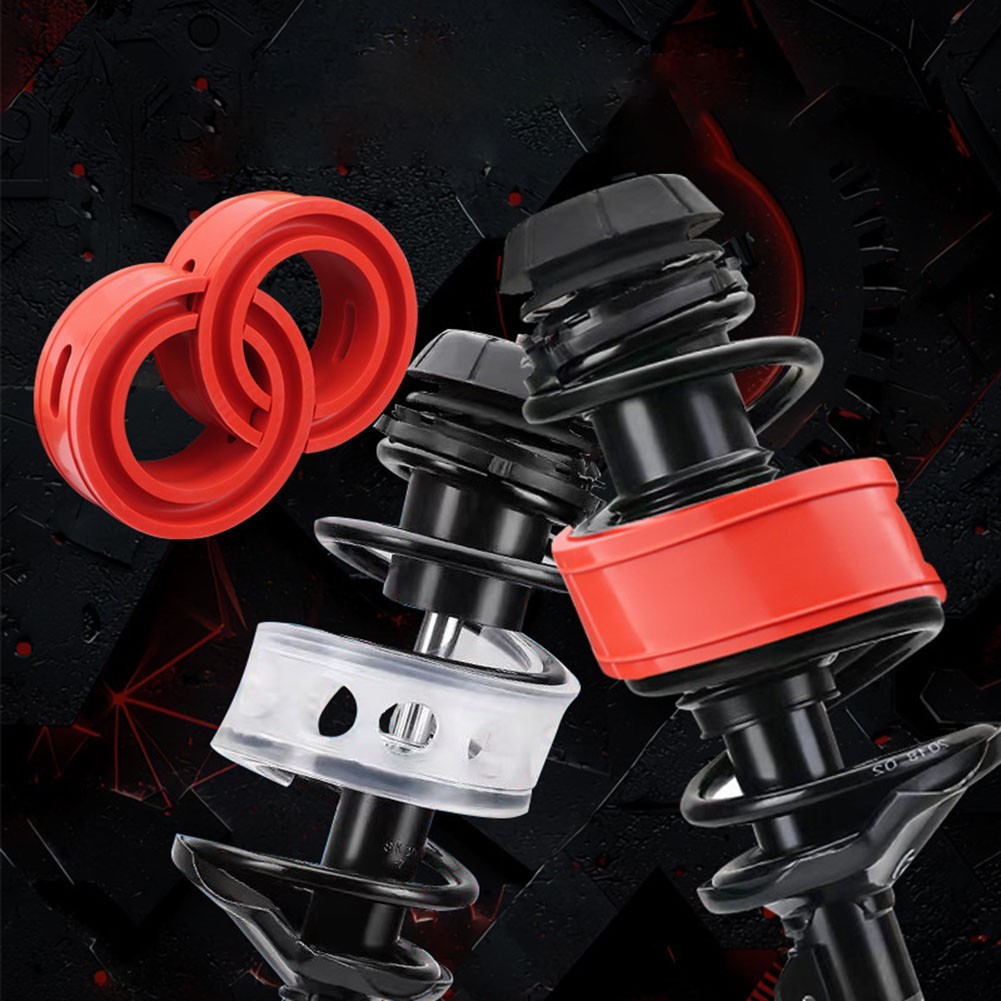 Vehicle Rubber Shock Spring Buffer Compatible with 1.45 to 1.65 Inch Spacing