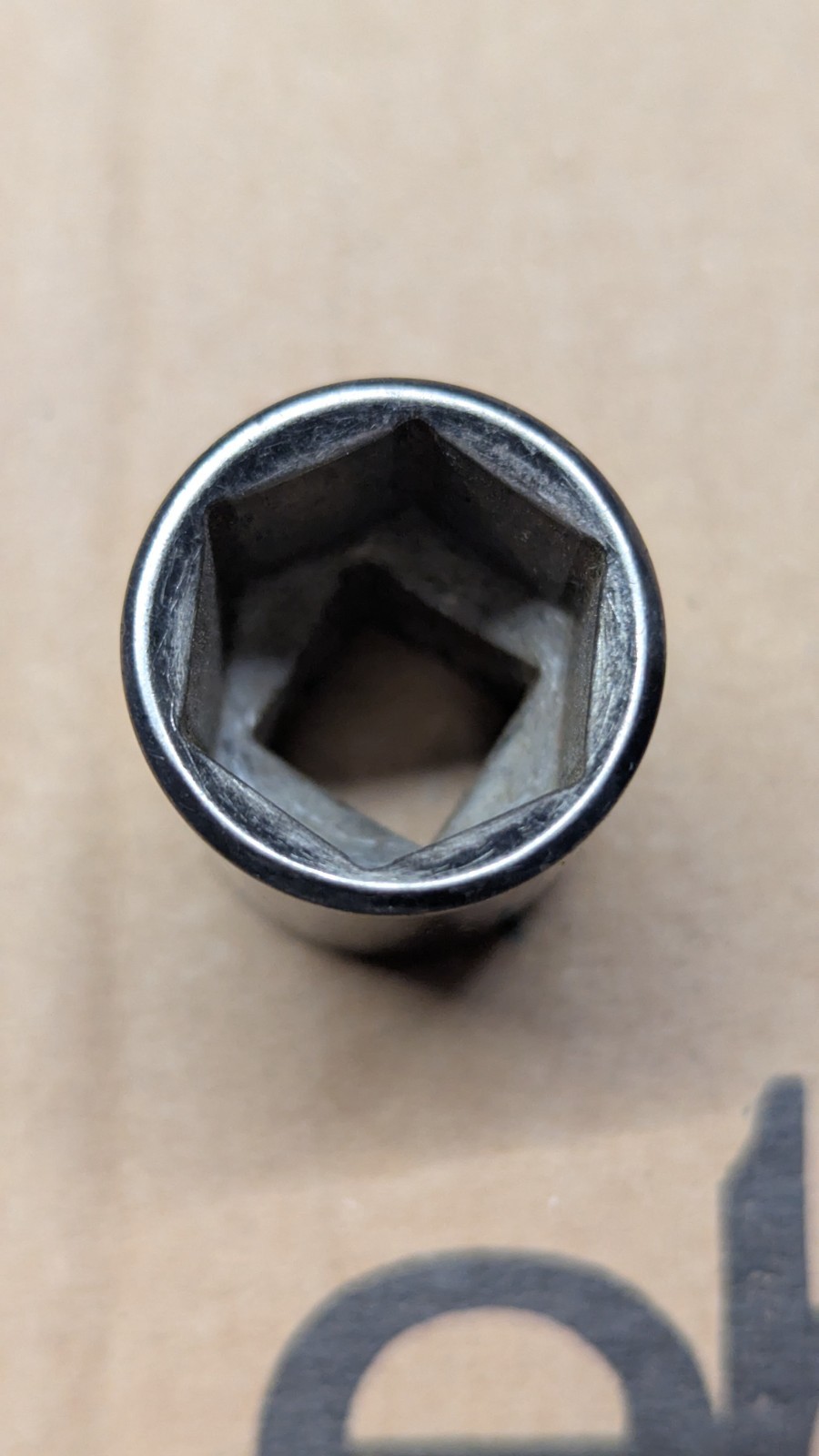 Stanley 5/8″ x 3/8″  Standard Socket 88-980B 6 Pt Black Chrome