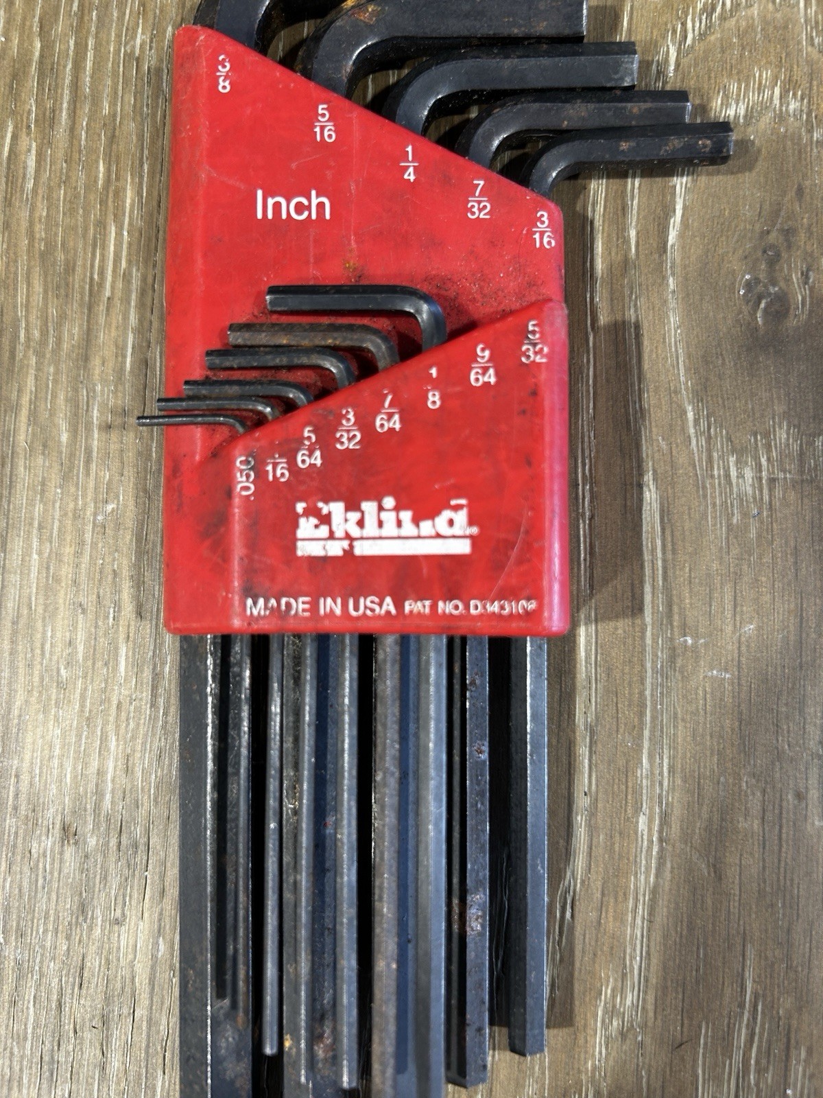 Eklind Tools USA Metric & SAE Ball End Hex Key Wrench Allen Wrenches (missing 2)