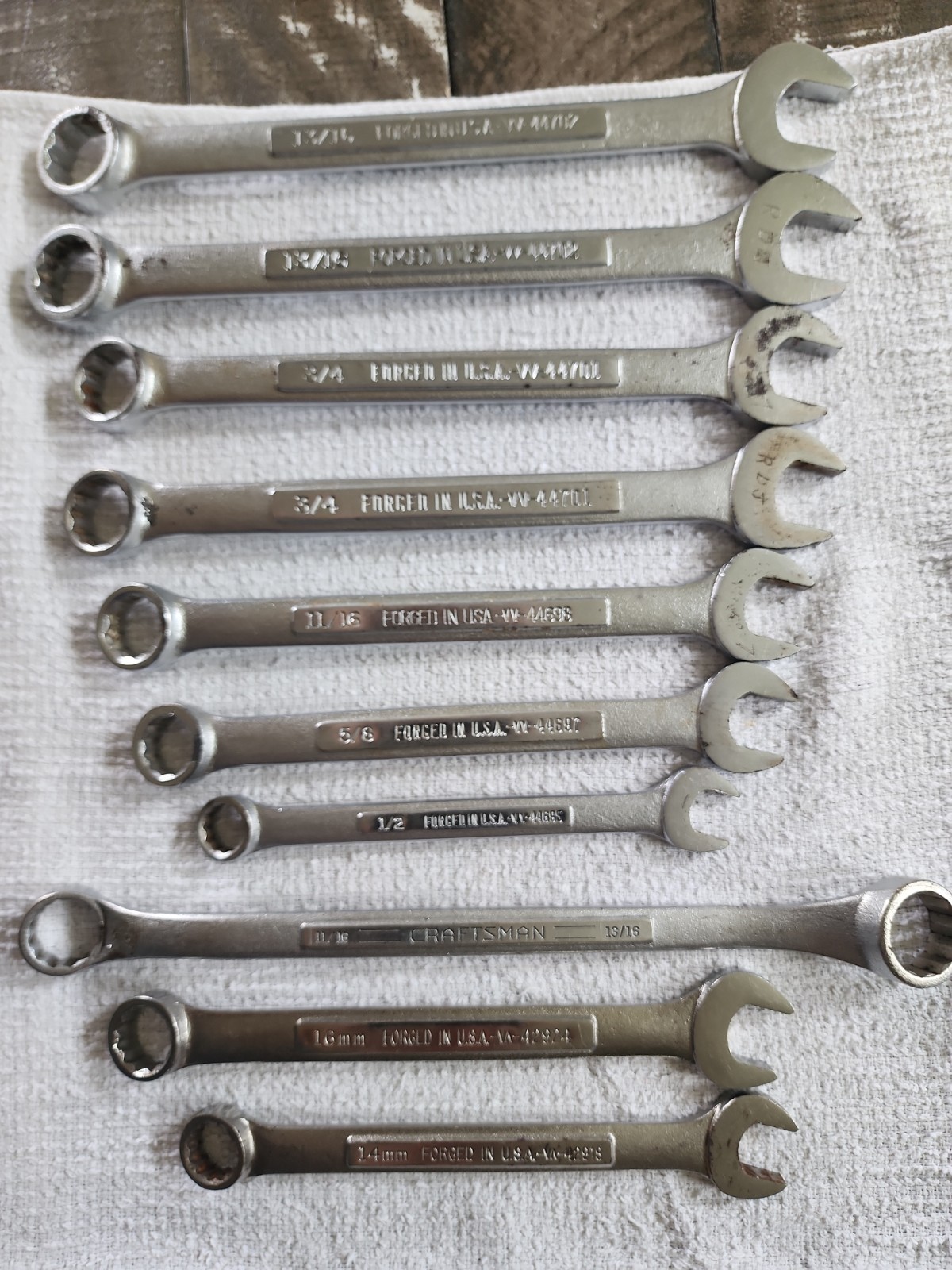 Craftsman Forged in USA 12 Point Wrench Set of 10 «V Series»