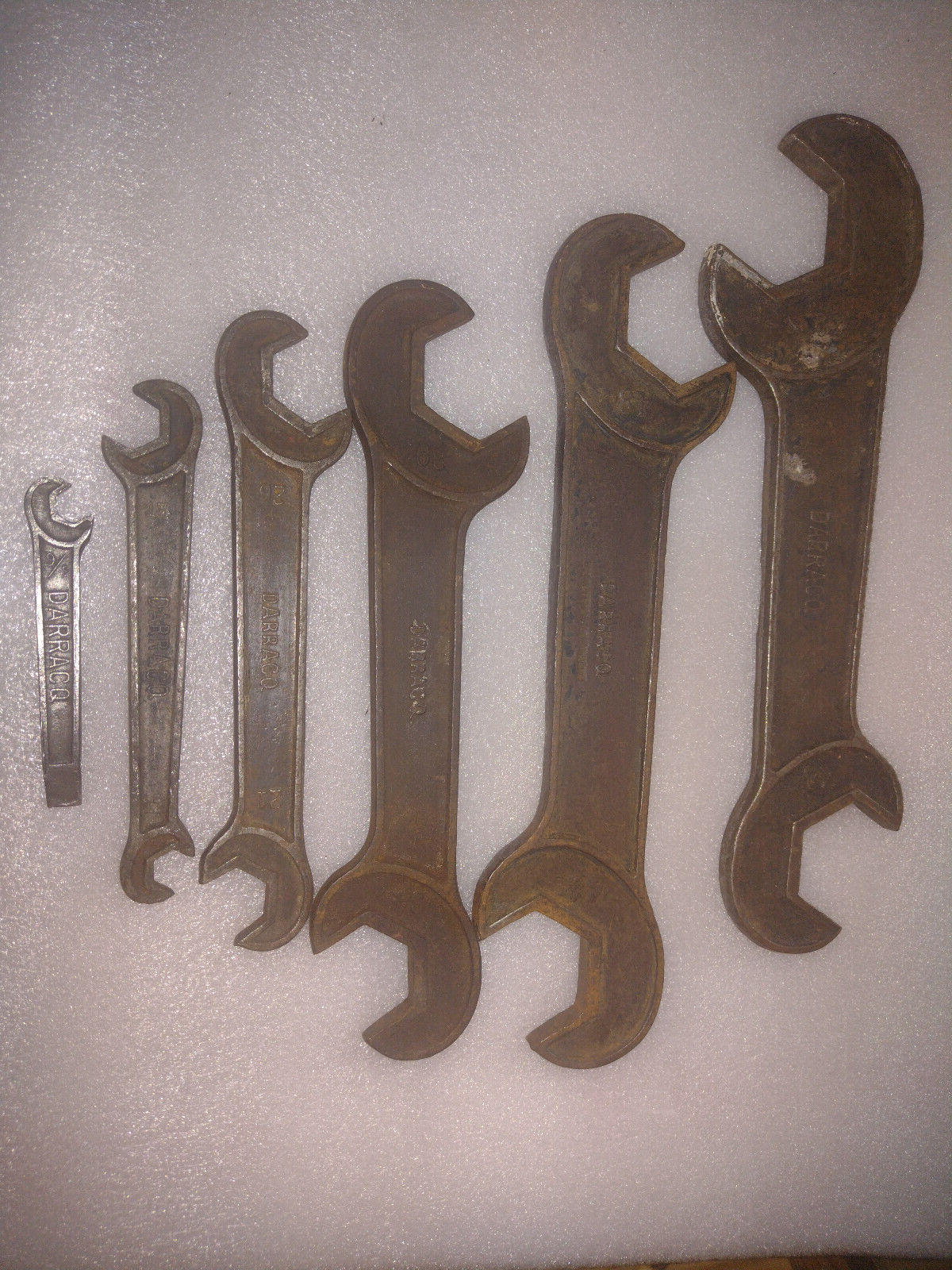 DARRACQ Wrenches Spanners Vintage 1900’s Rare for Classic Vehicles Automotives